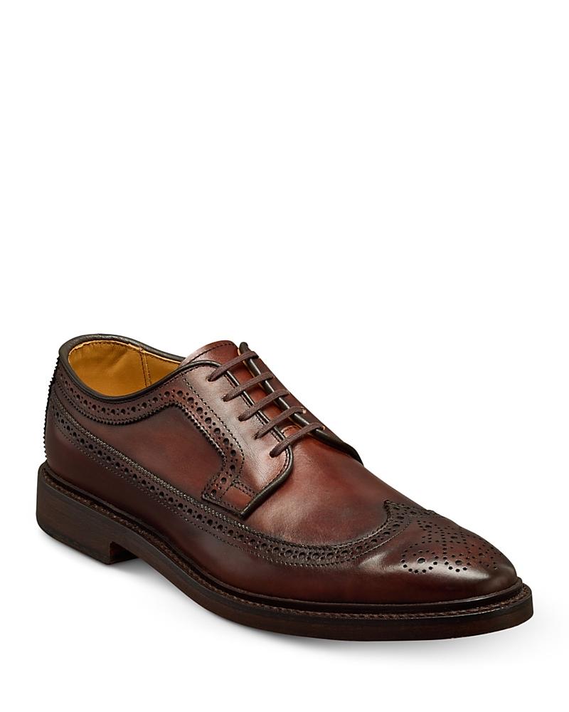 Mens Mason Brogue-Detail Leather Derbys Product Image