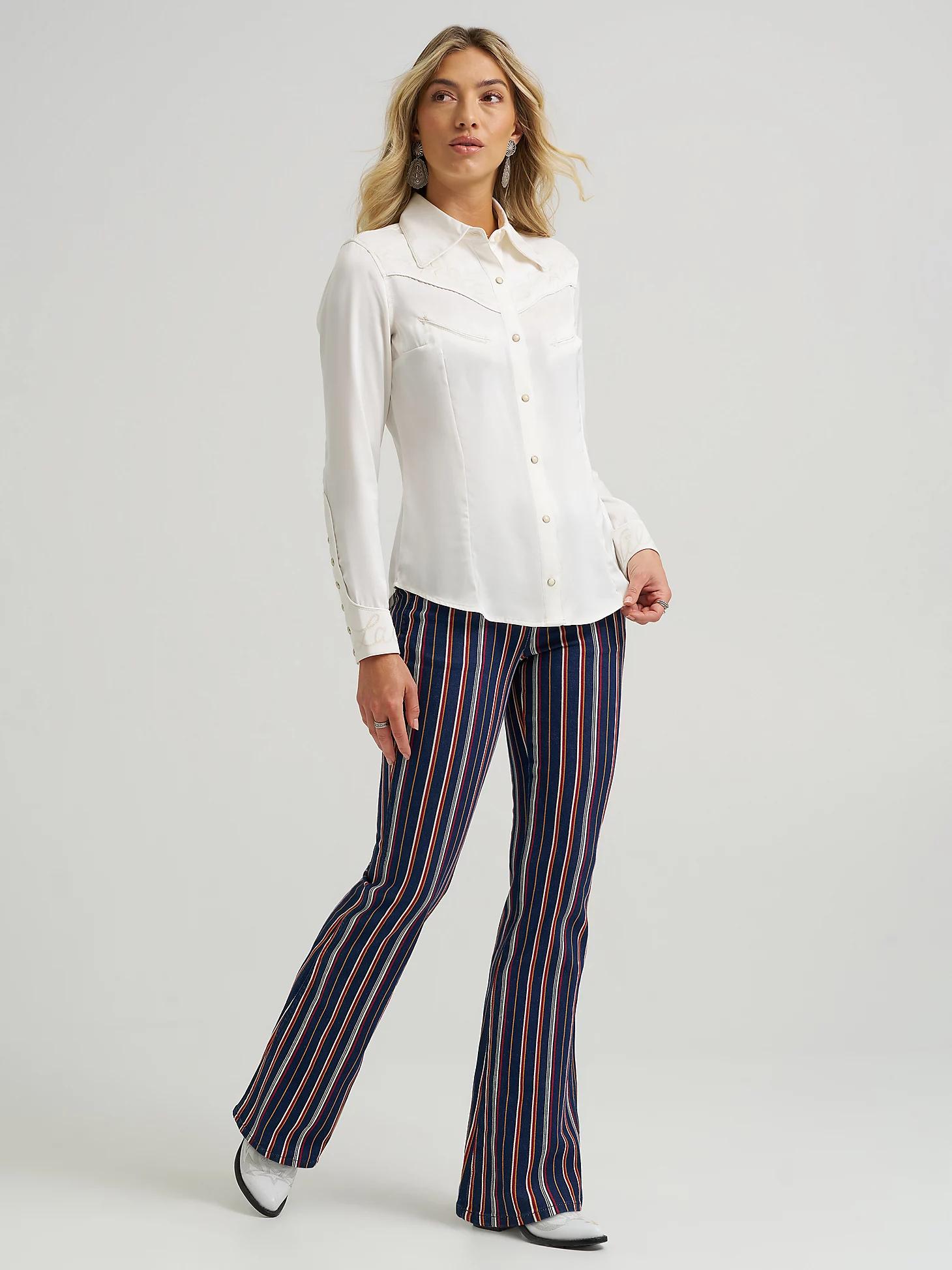 Wrangler x Lainey Wilson Embroidered Western Snap Shirt | Women's TOPS | Wrangler® Product Image