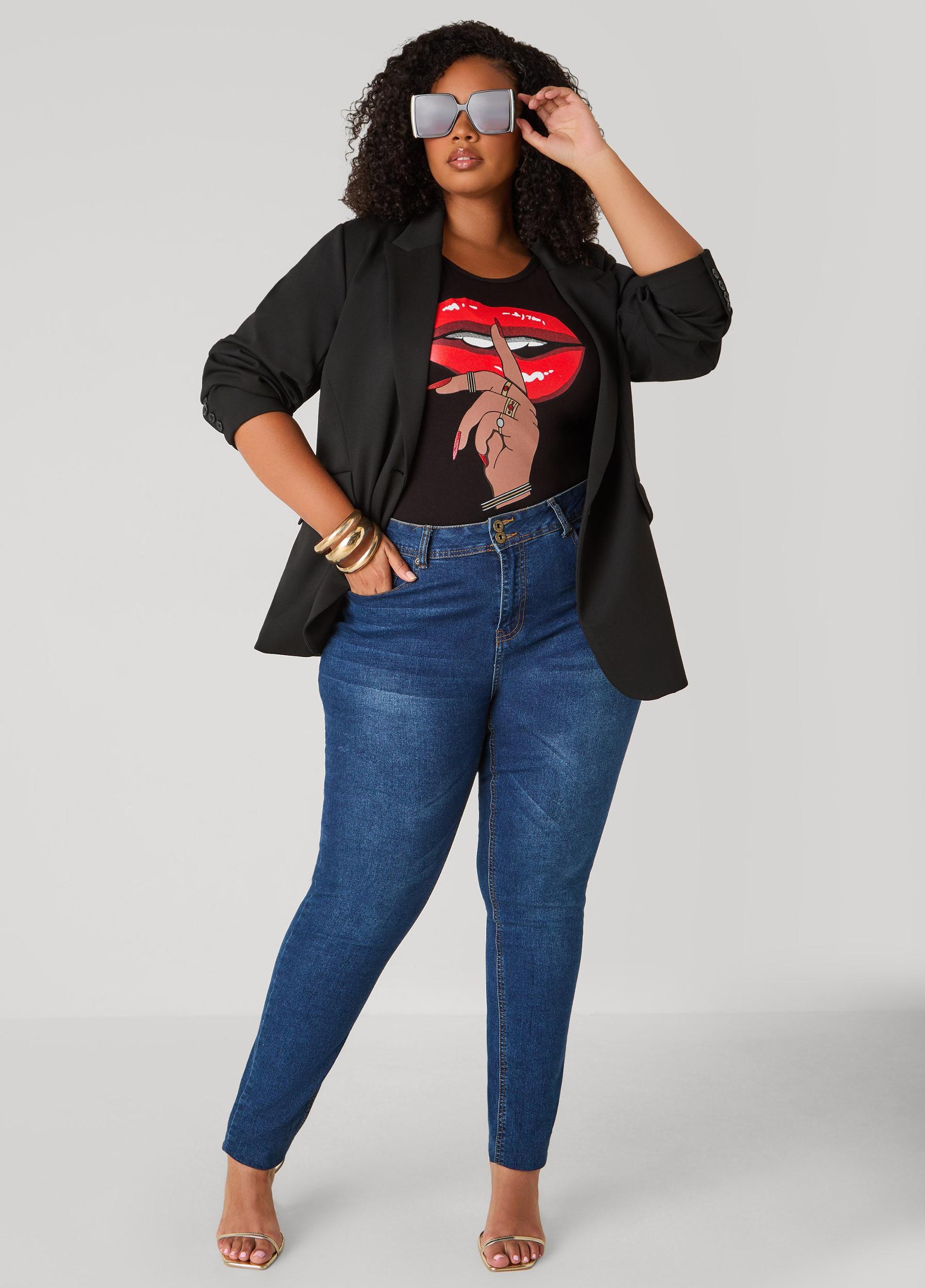 Ssshh Glittered Graphic Tee Product Image