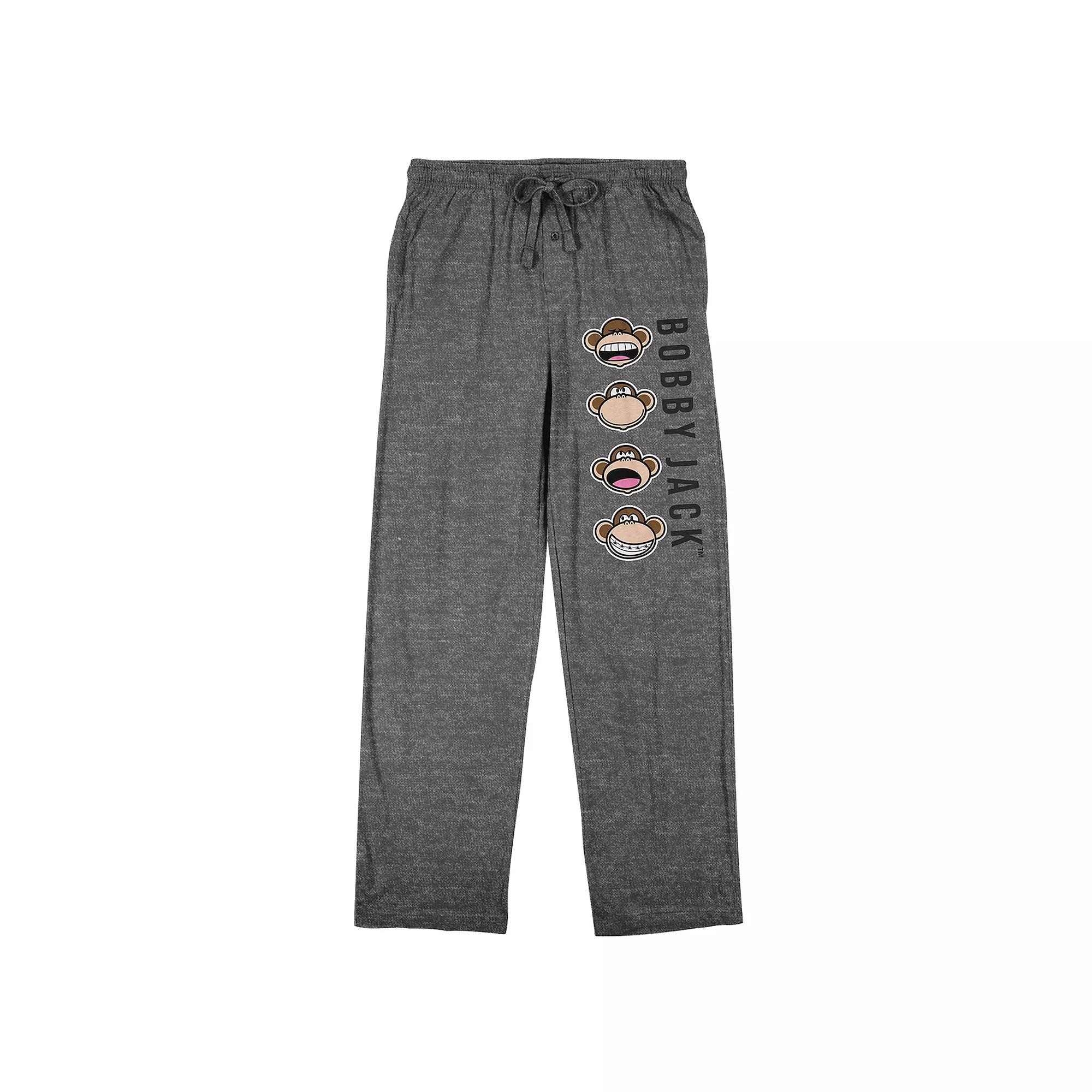Men's Bobby Jack Monkey Faces Pajama Pants,  Product Image