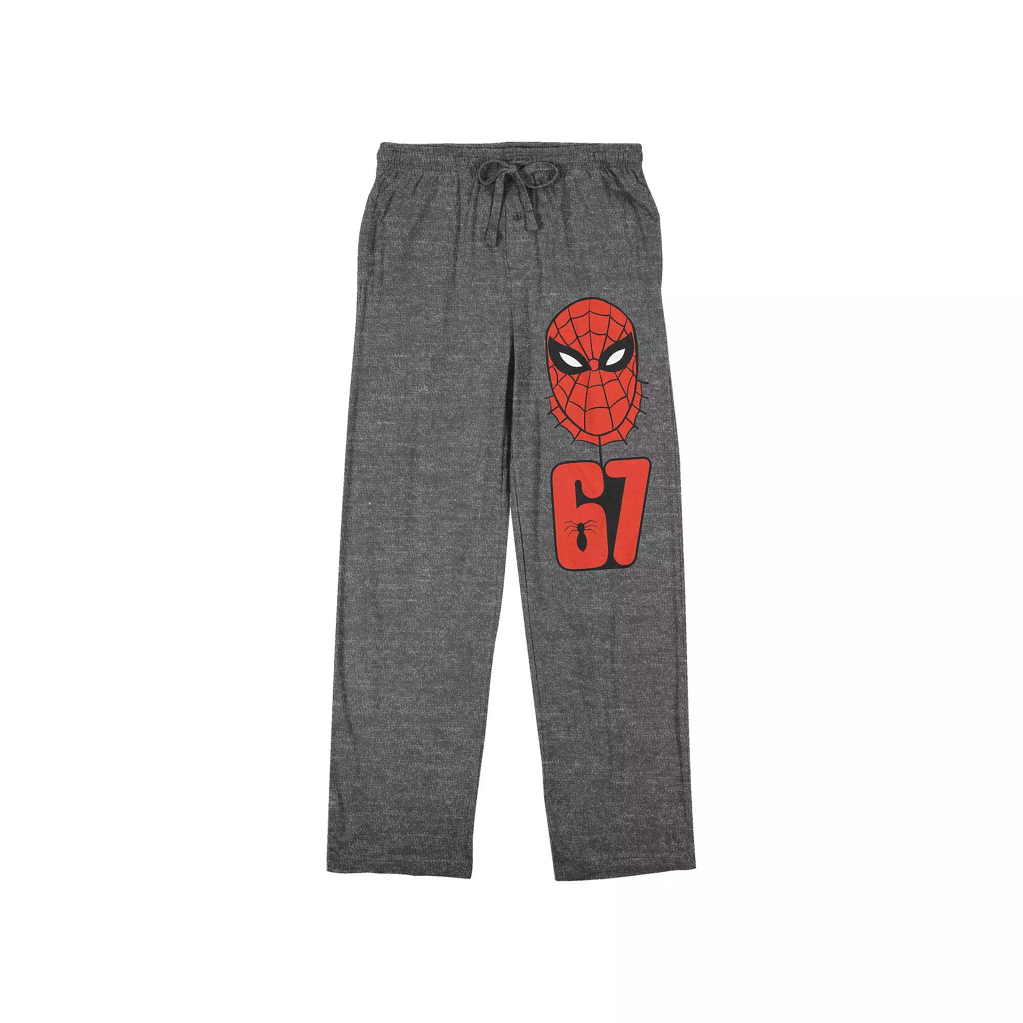 Men's Spider-Man 67 Classic Sleep Pants, Size: XL, White Product Image