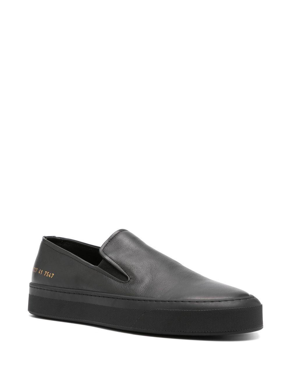 slip-on leather sneakers Product Image