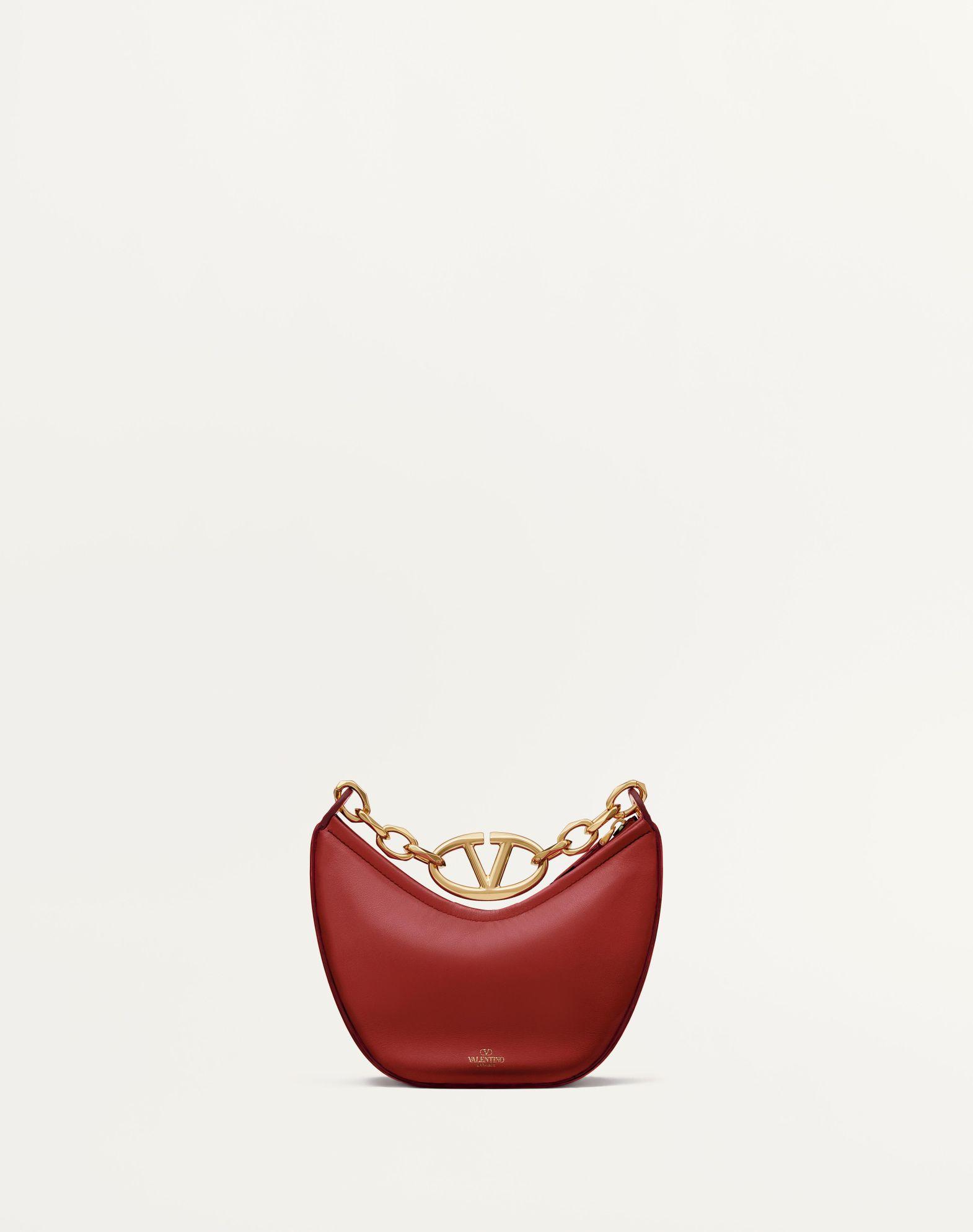 Vlogo Moon Mini Hobo Bag In Nappa Leather With Chain Product Image