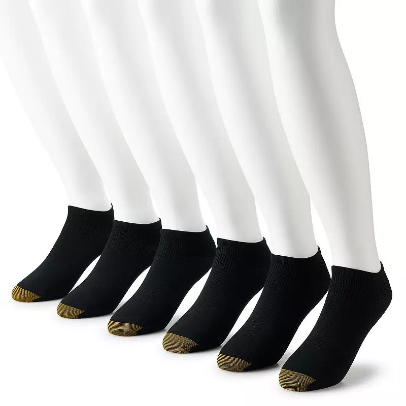 Men's GOLDTOE® 6-Pack Athletic Nylon Lite No Show Socks,  Product Image