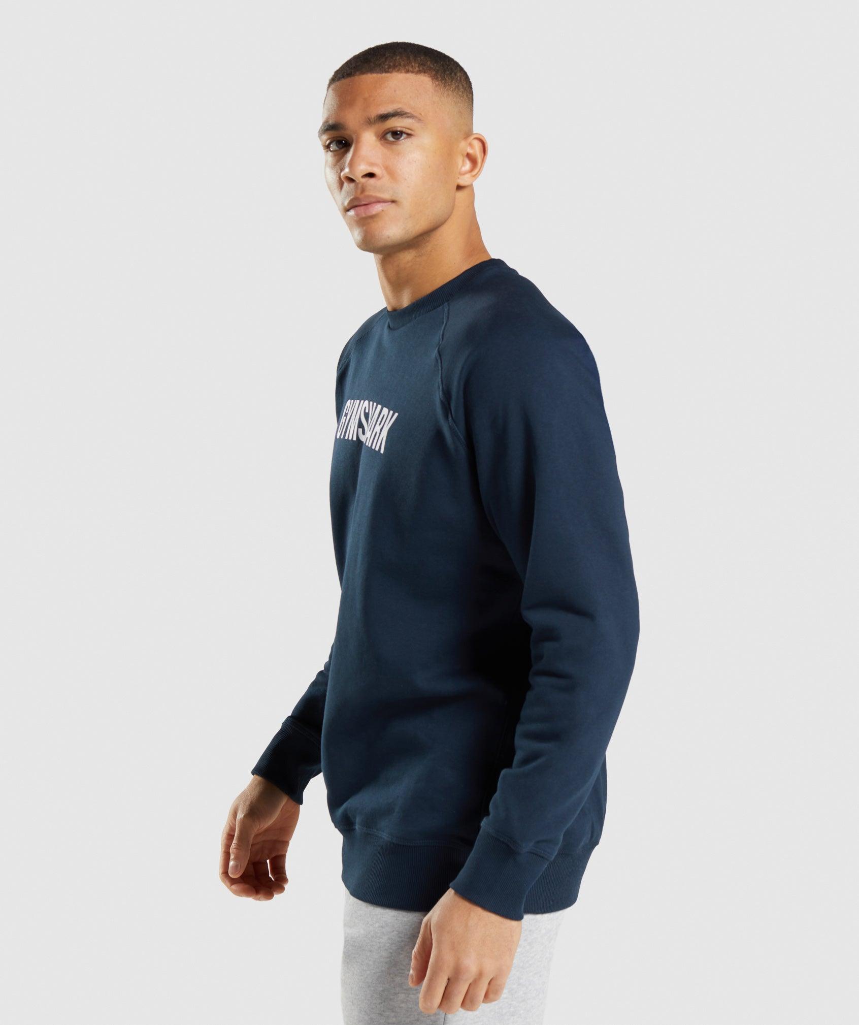 Gymshark Apollo Crew - Navy Male Product Image