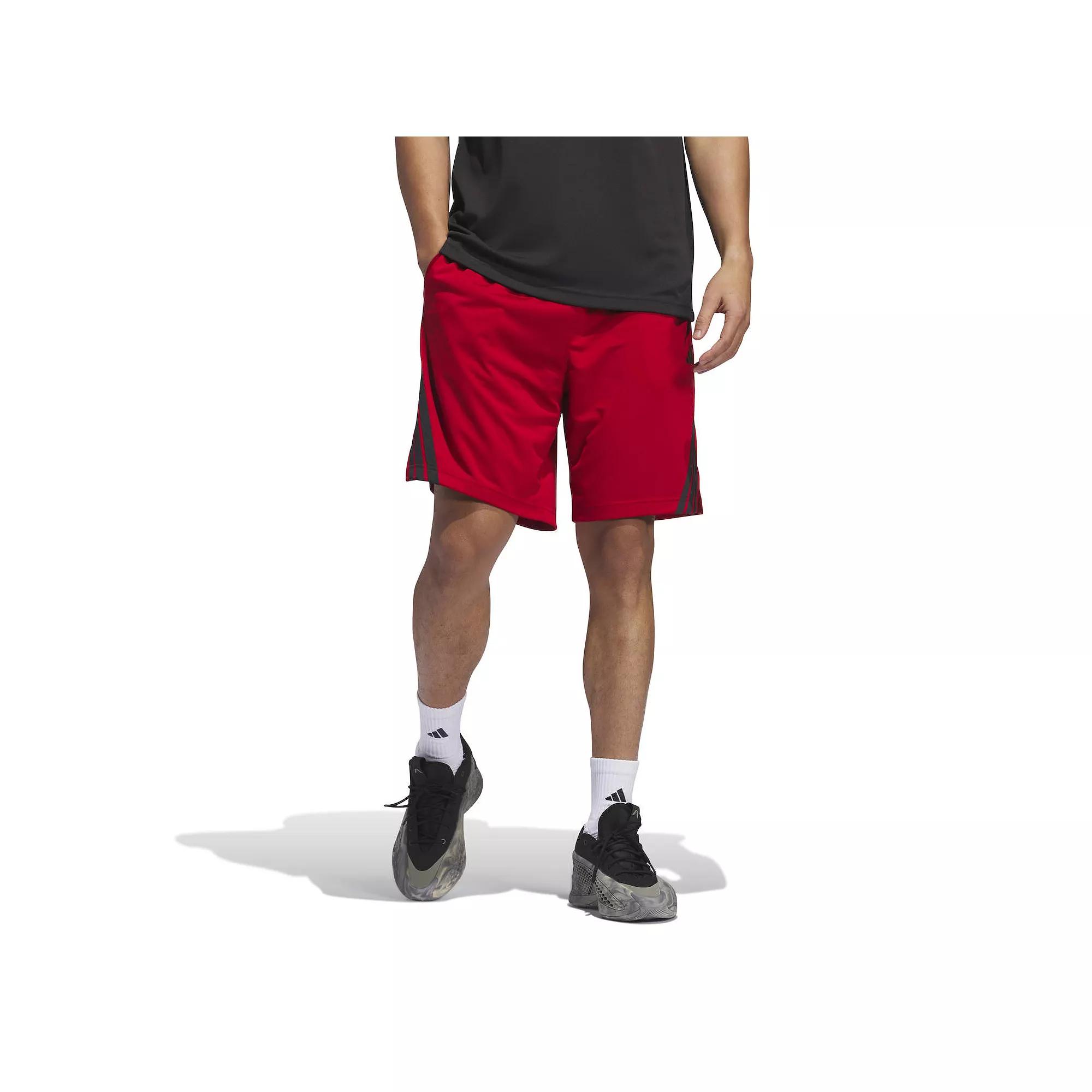 Men's adidas Legends 3-Stripes Basketball Shorts,  Product Image