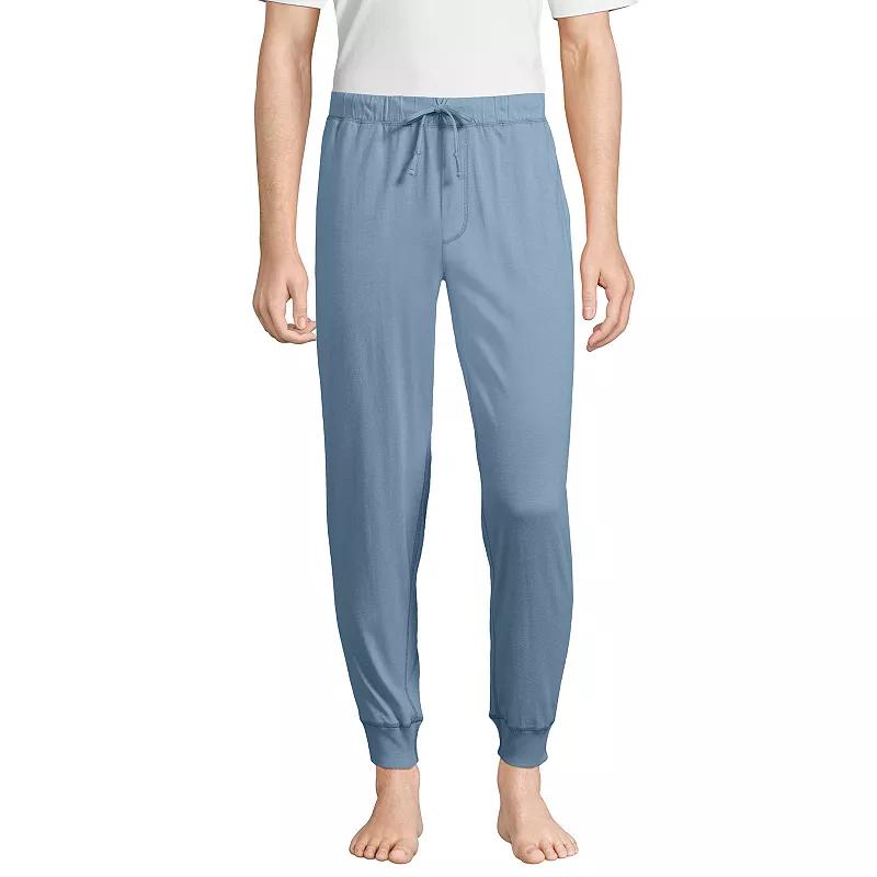 Men's Lands' End Knit Jersey Joggers,  Product Image