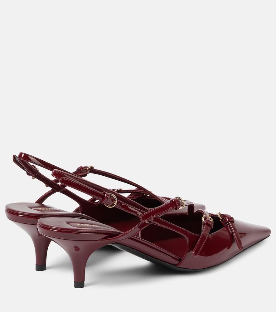 105mm buckle-detail slingblack pumps Product Image