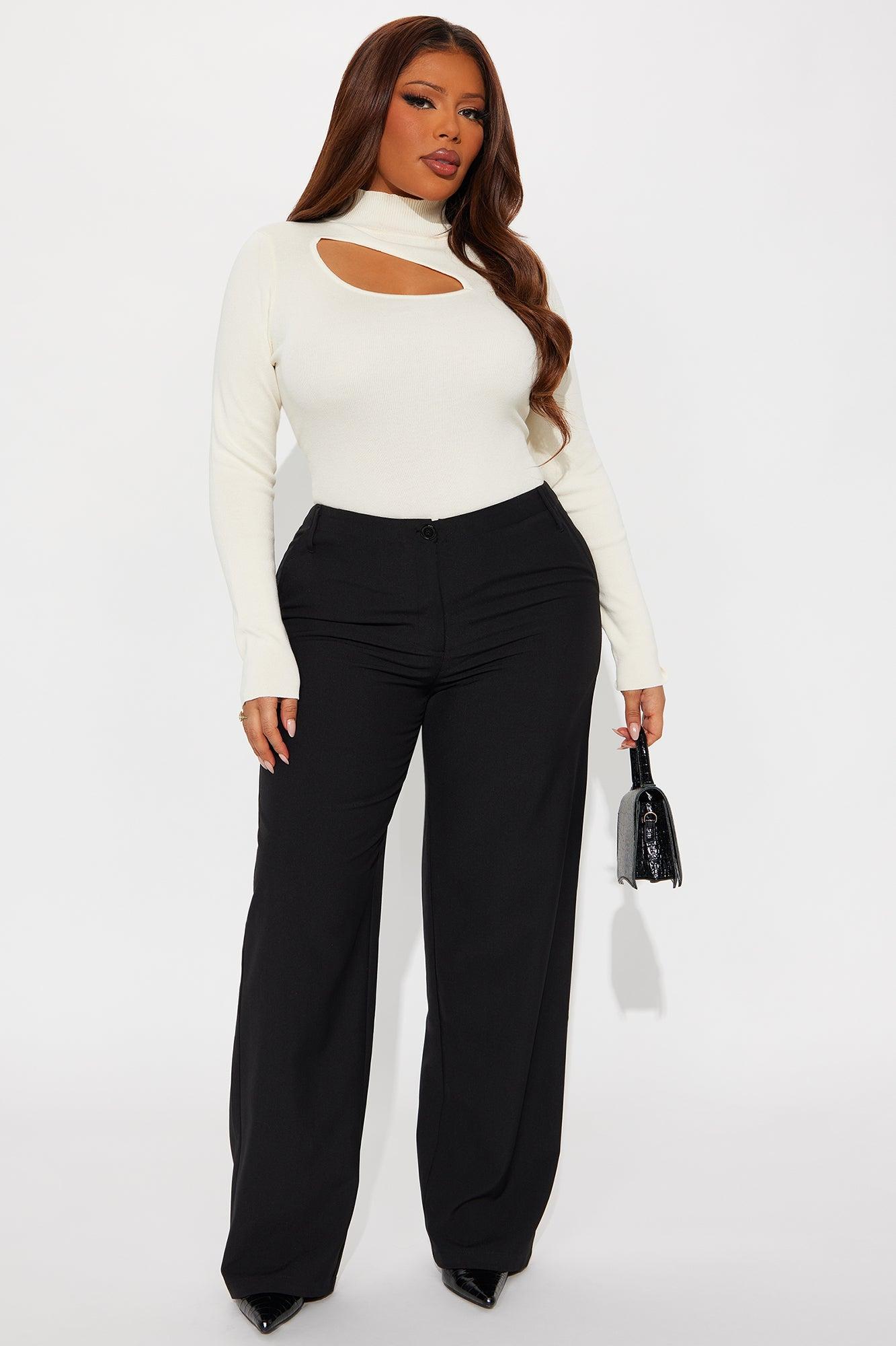 Cut Out And Play Sweater Bodysuit - Cream Female Product Image