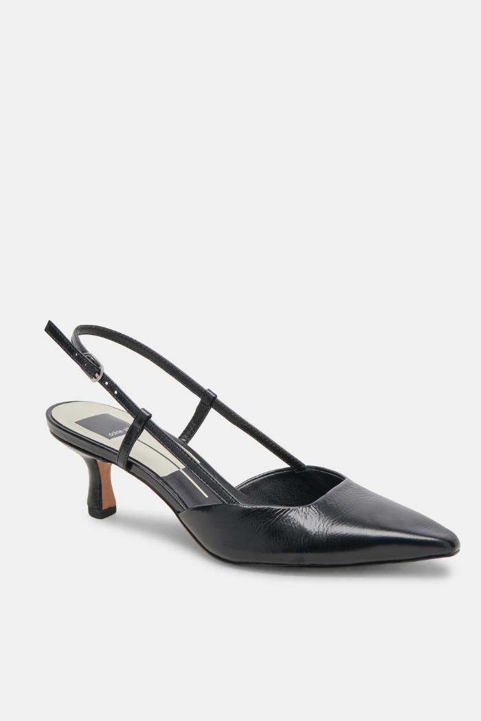 Odela Heels - Midnight Crinkle Patent Product Image