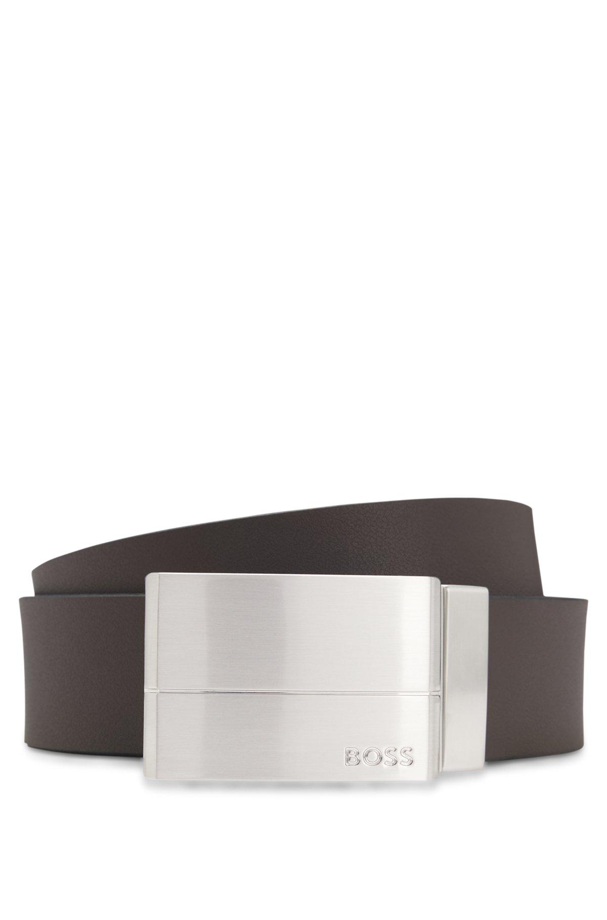 Reversible belt with plaque and pin buckles Product Image