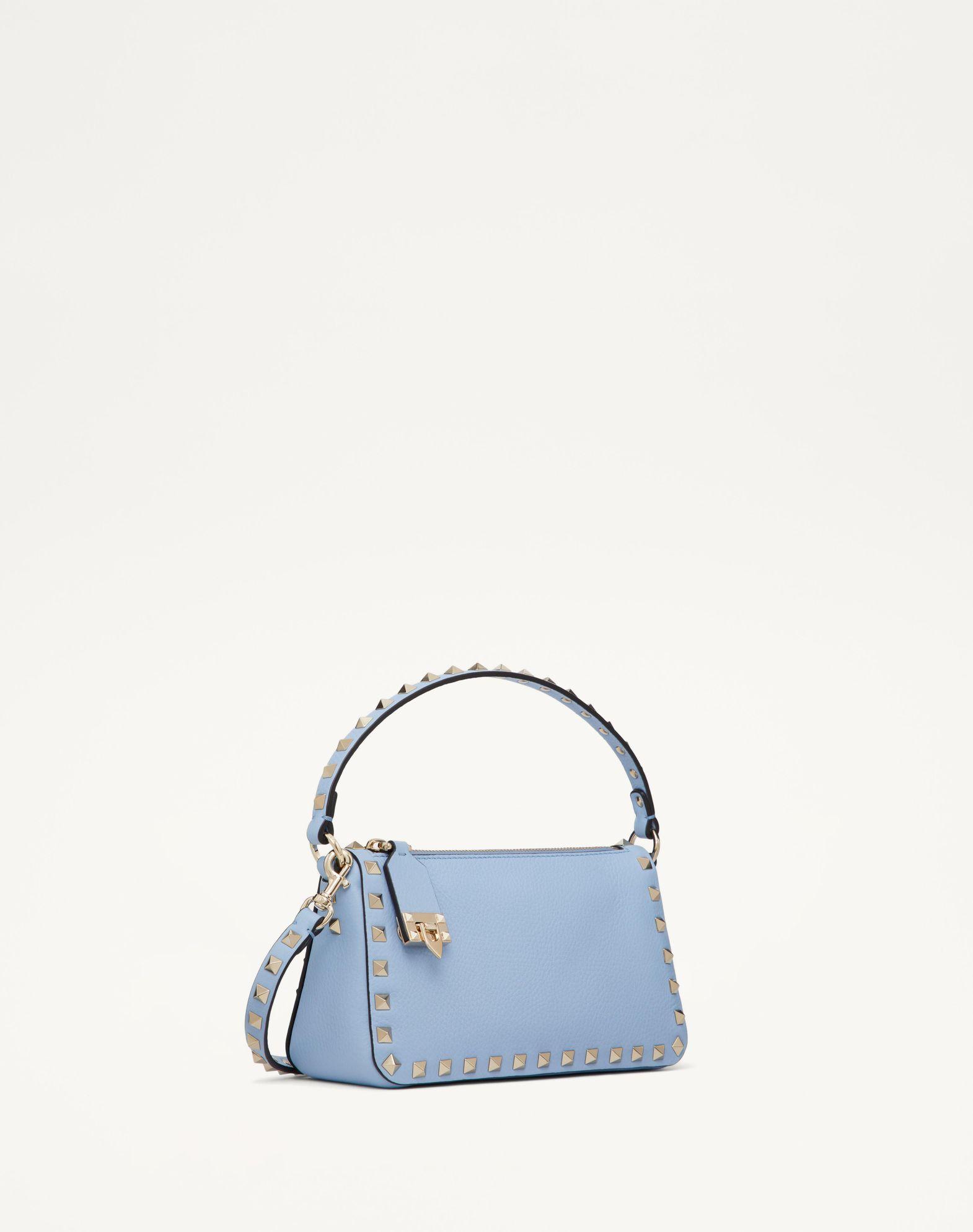 Small Rockstud Grainy Calfskin Crossbody Bag  Product Image
