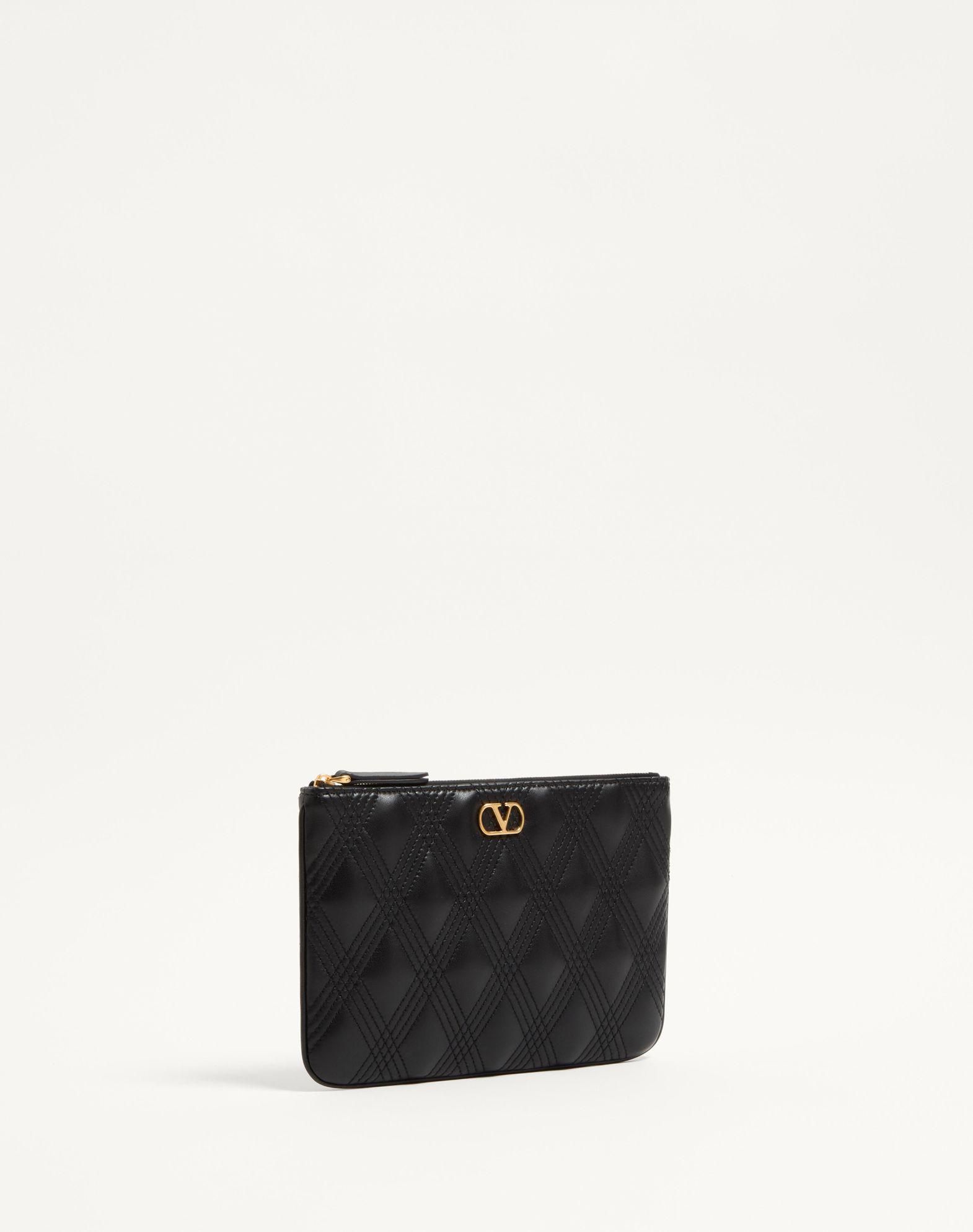 Valentino Garavani Quiltie 67 Pouch In Quilted Nappa Leather Product Image