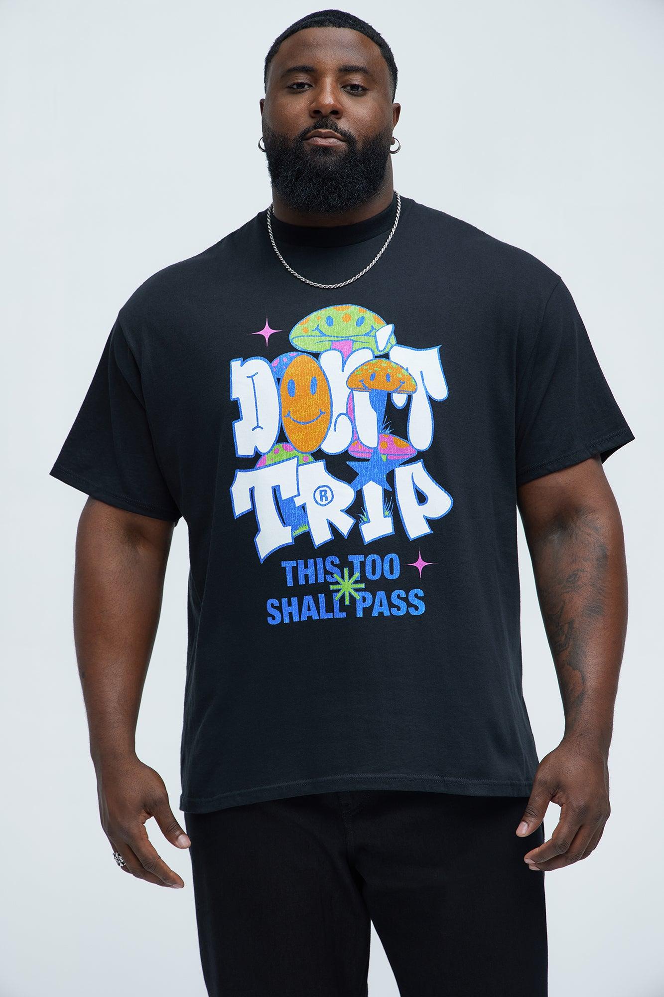 Don't Trip Short Sleeve Tee - Black Product Image