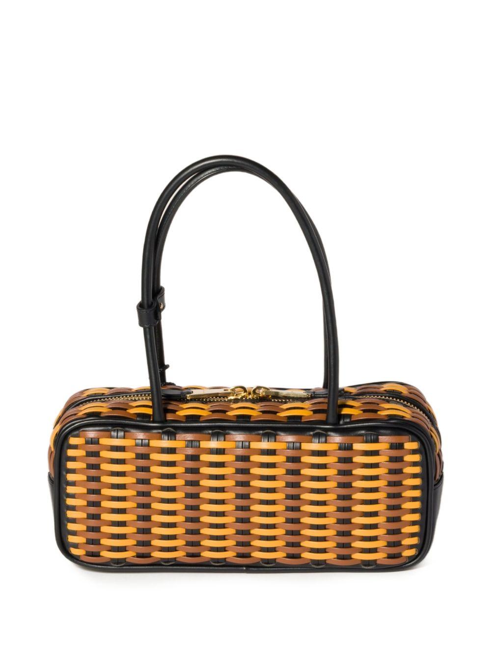 Beau woven-effect tote bag Product Image