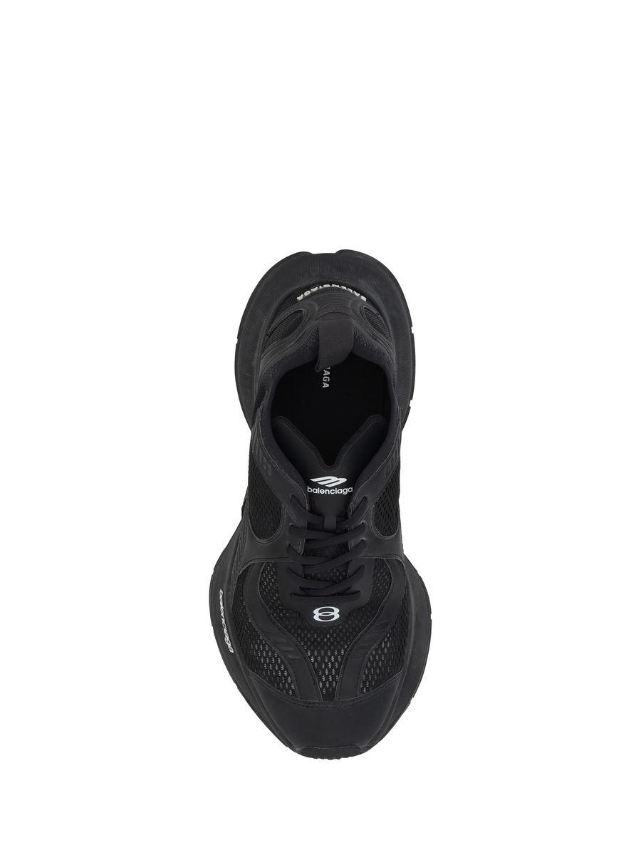 BALENCIAGA Black Mesh And Rubber Circuit Sneakers Product Image
