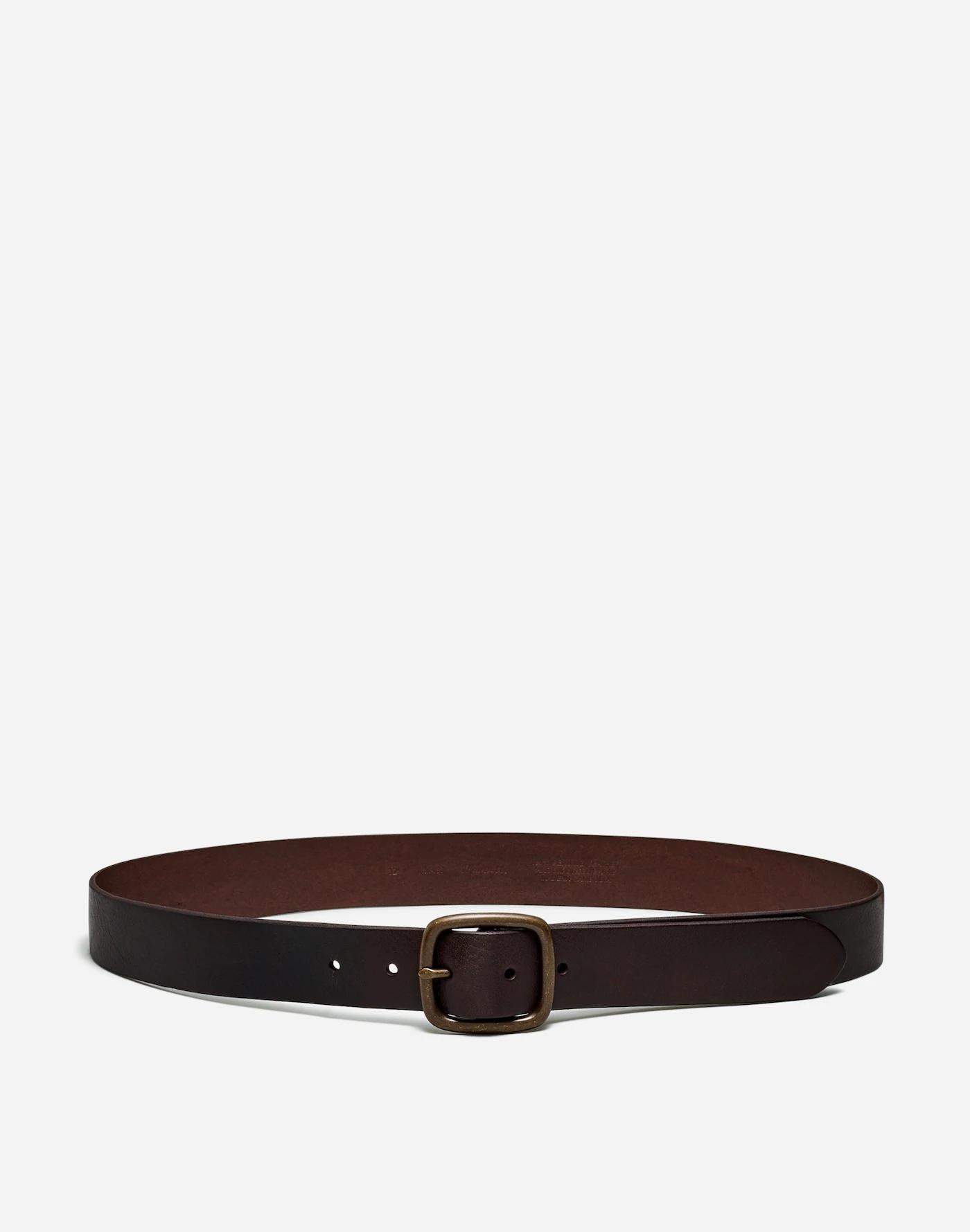 Leather Center-Bar Belt Product Image