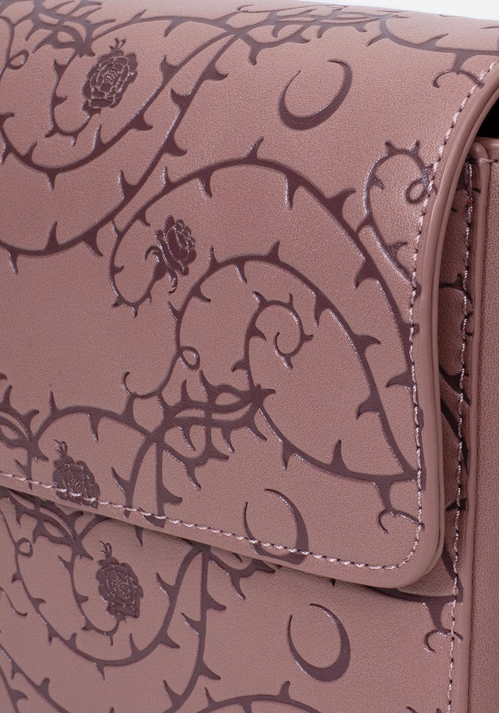 Rosethorn Floral Debossed Crossbody Bag Product Image