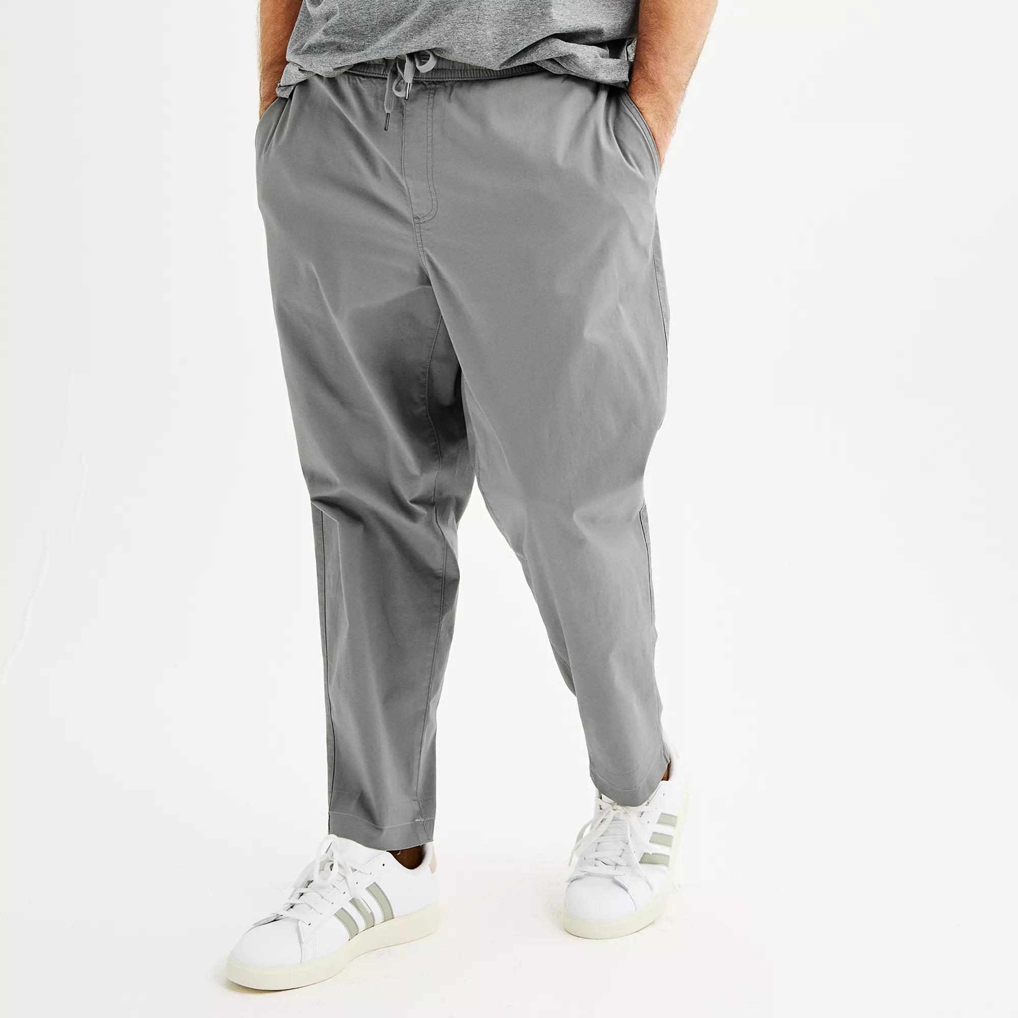 Big & Tall Sonoma Goods For Life® Pull-On Pants, Men's, Size: XXL Tall, Green Product Image