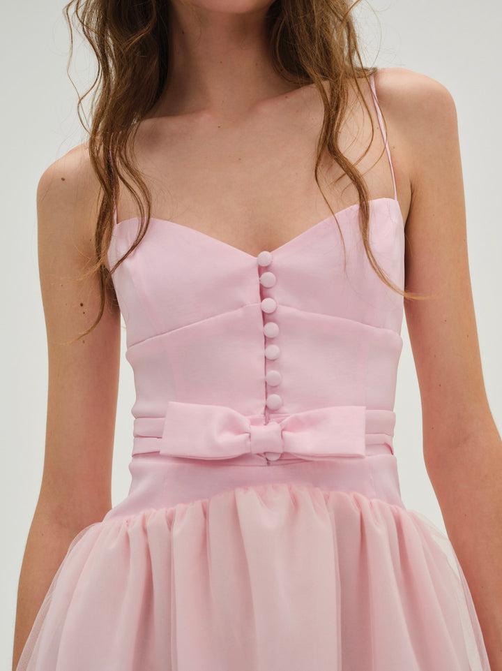 Anya Maxi Dress — Pink Product Image