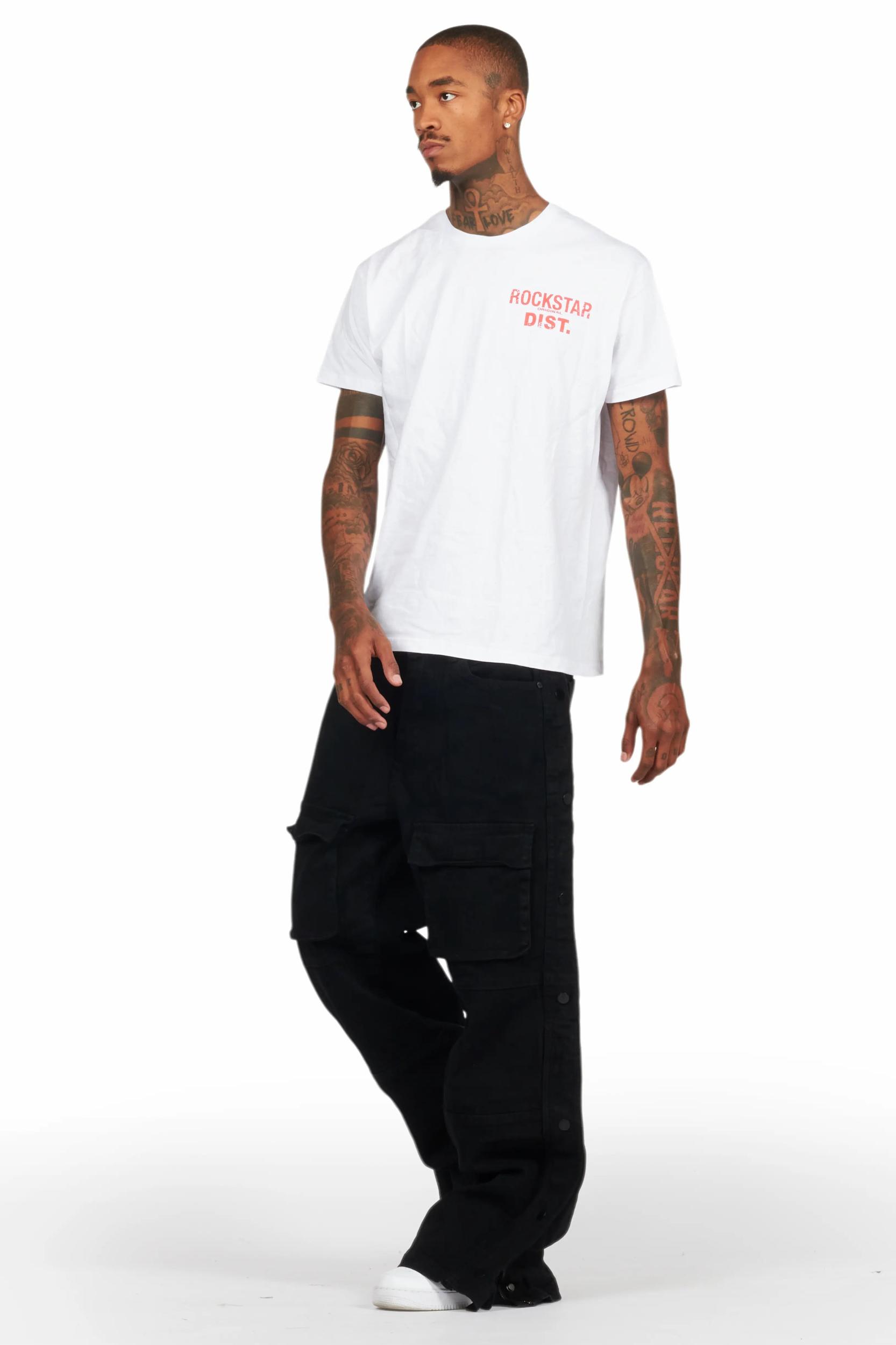 Lake White/Red Graphic T-Shirt Male Product Image