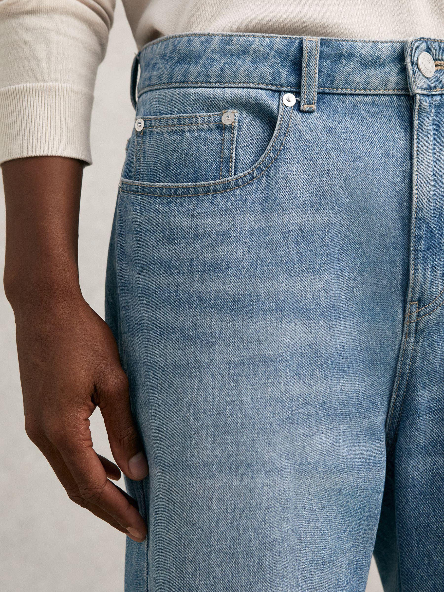 Loose-Fit Jeans in Light Blue Wash Product Image