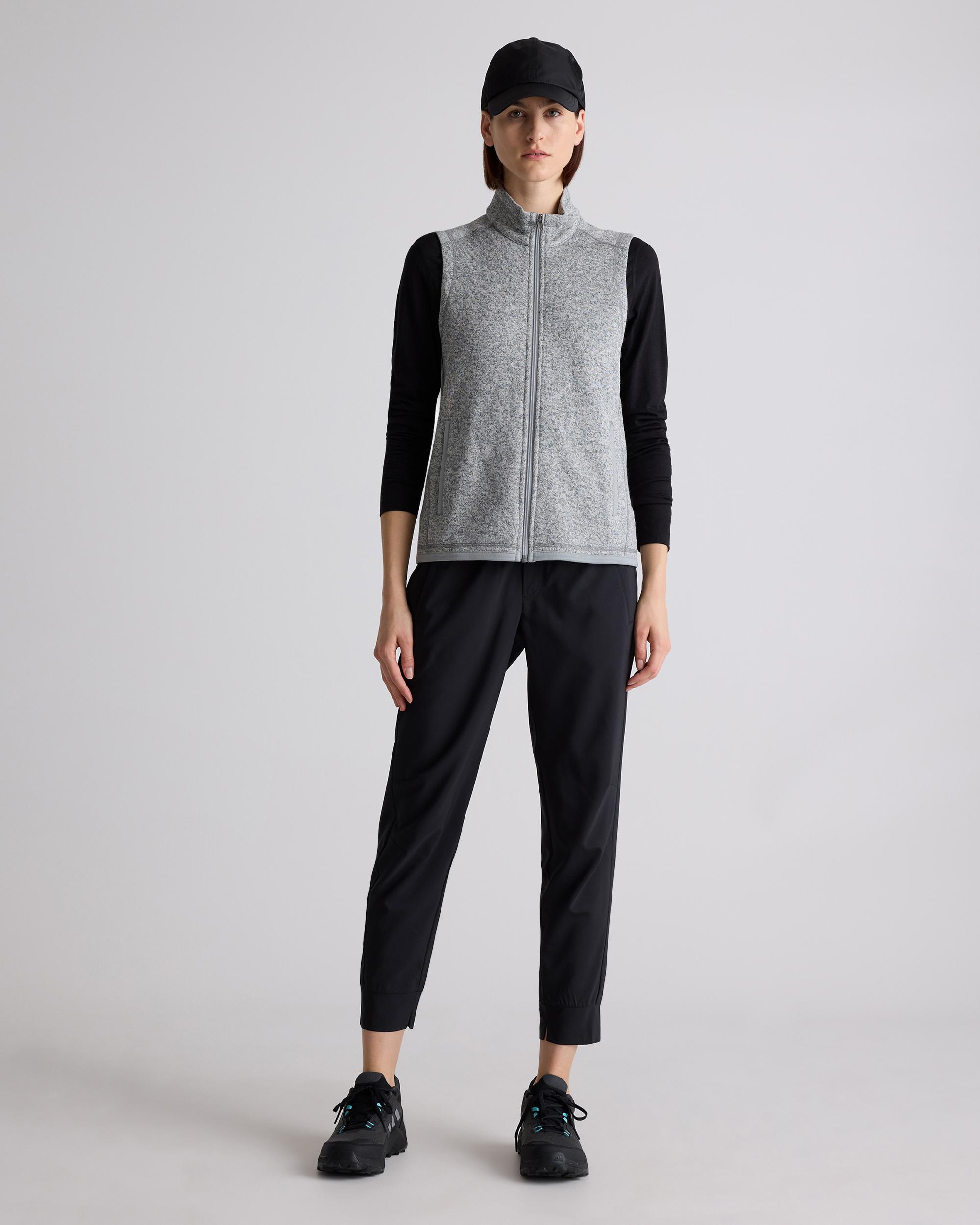 Quince | Women's Sweater-Knit Fleece Full-Zip Vest Recycled Polyester Product Image