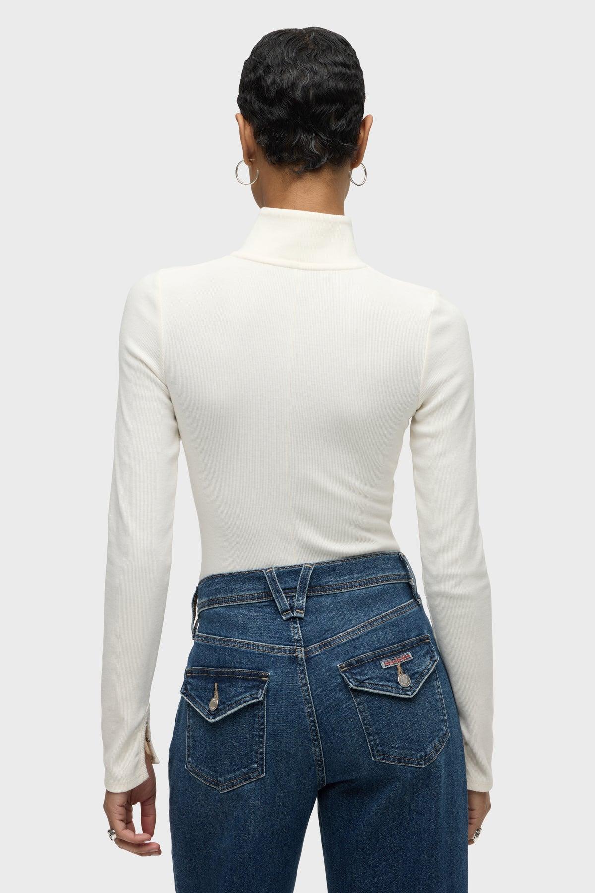 Long Sleeve Hook & Eye Bodysuit Female Product Image