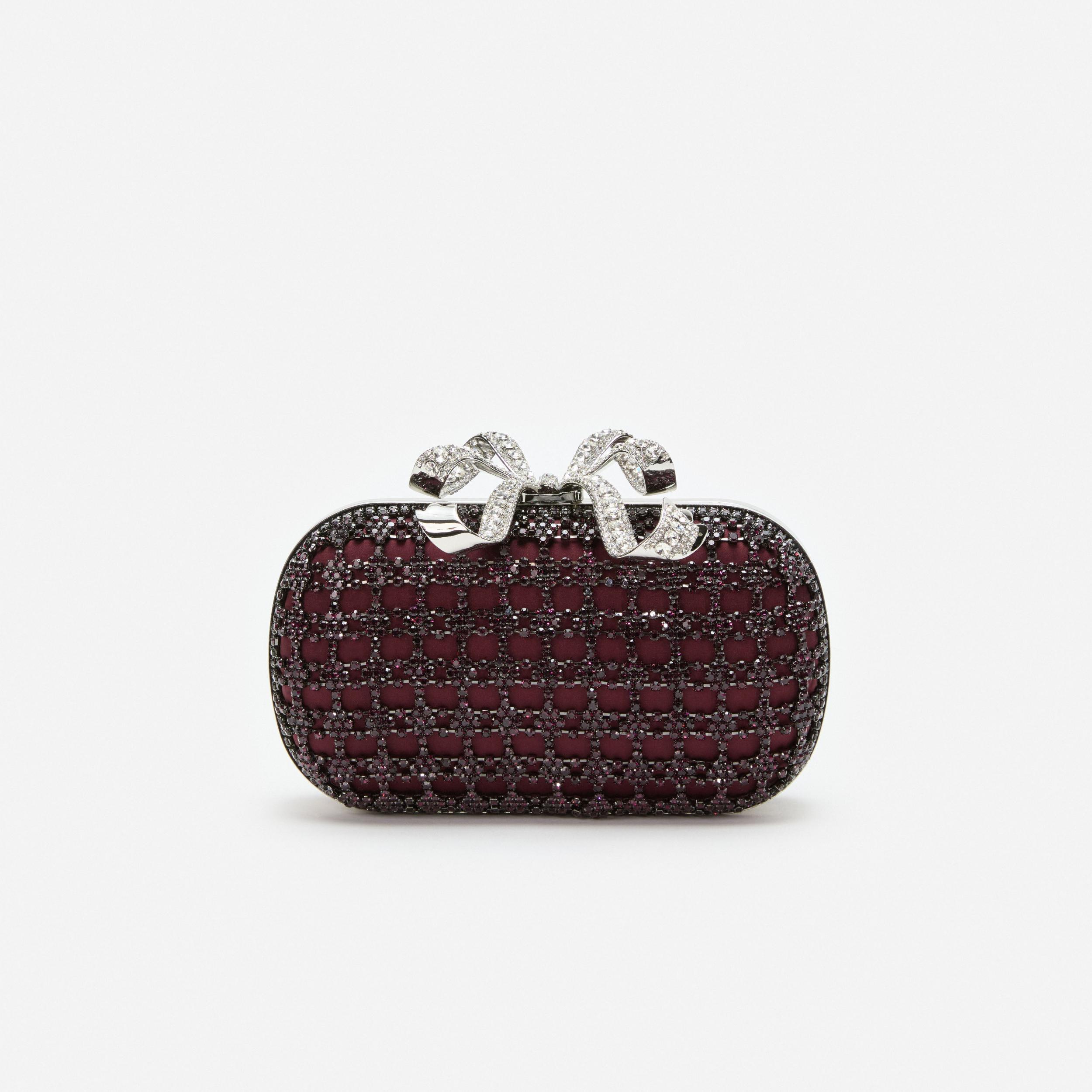 Burgundy Chainmail Clutch Bag Product Image
