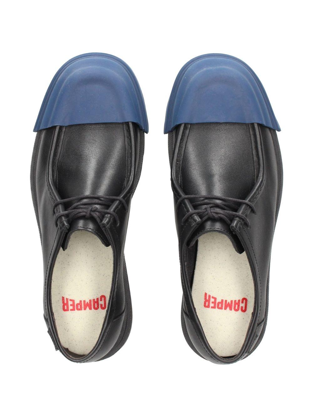 Junction leather rubber-toe cap shoes Product Image