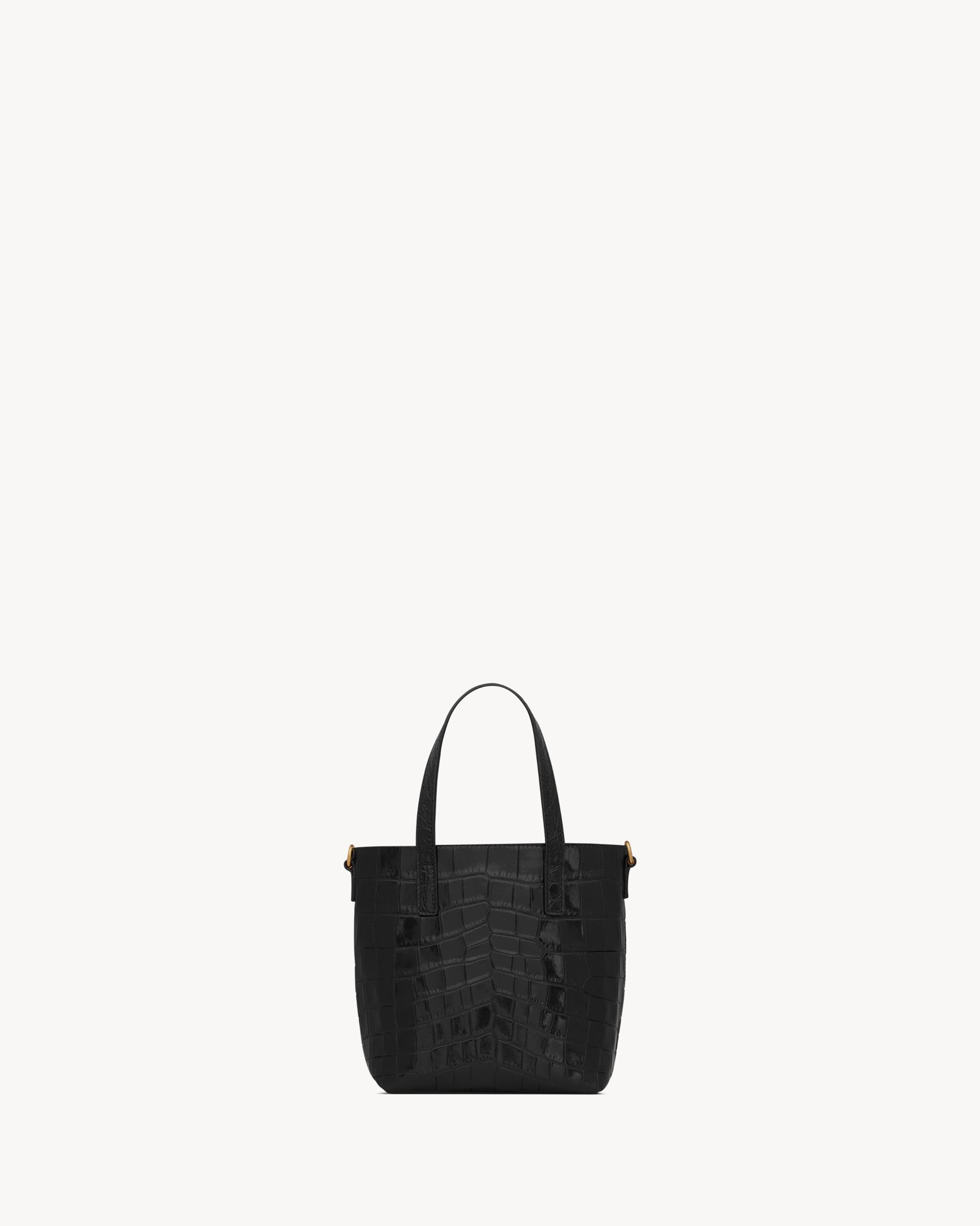 Mini toy   shopping Saint Laurent IN CROCODILE-EMBOSSED LEATHER Product Image