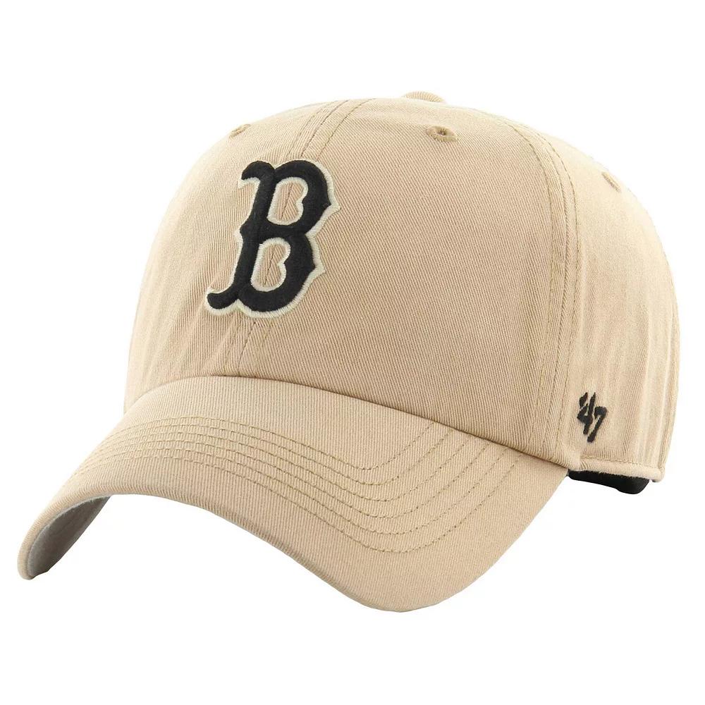 Men's '47 Khaki Boston Red Sox Dusted Franchise Fitted Hat, Size: Large, Beig K Product Image