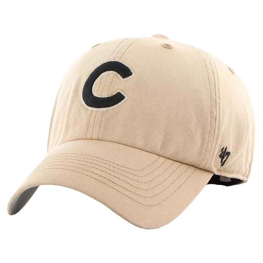 Men's '47 Khaki Chicago Cubs Dusted Franchise Fitted Hat, Size: Medium, Beig K Product Image