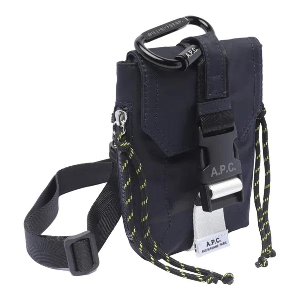 APC Navy Trek Crossbody Pouch In Iak Dark Navy Product Image