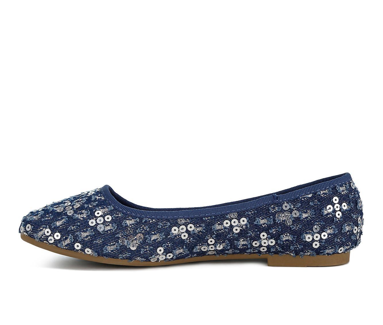 Women's London Rag Sujet Flats Product Image