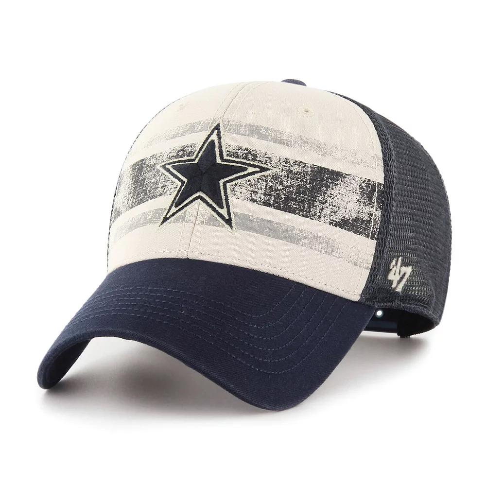 Men's '47 Cream Dallas Cowboys Breakout MVP Trucker Adjustable Hat, Beige Product Image