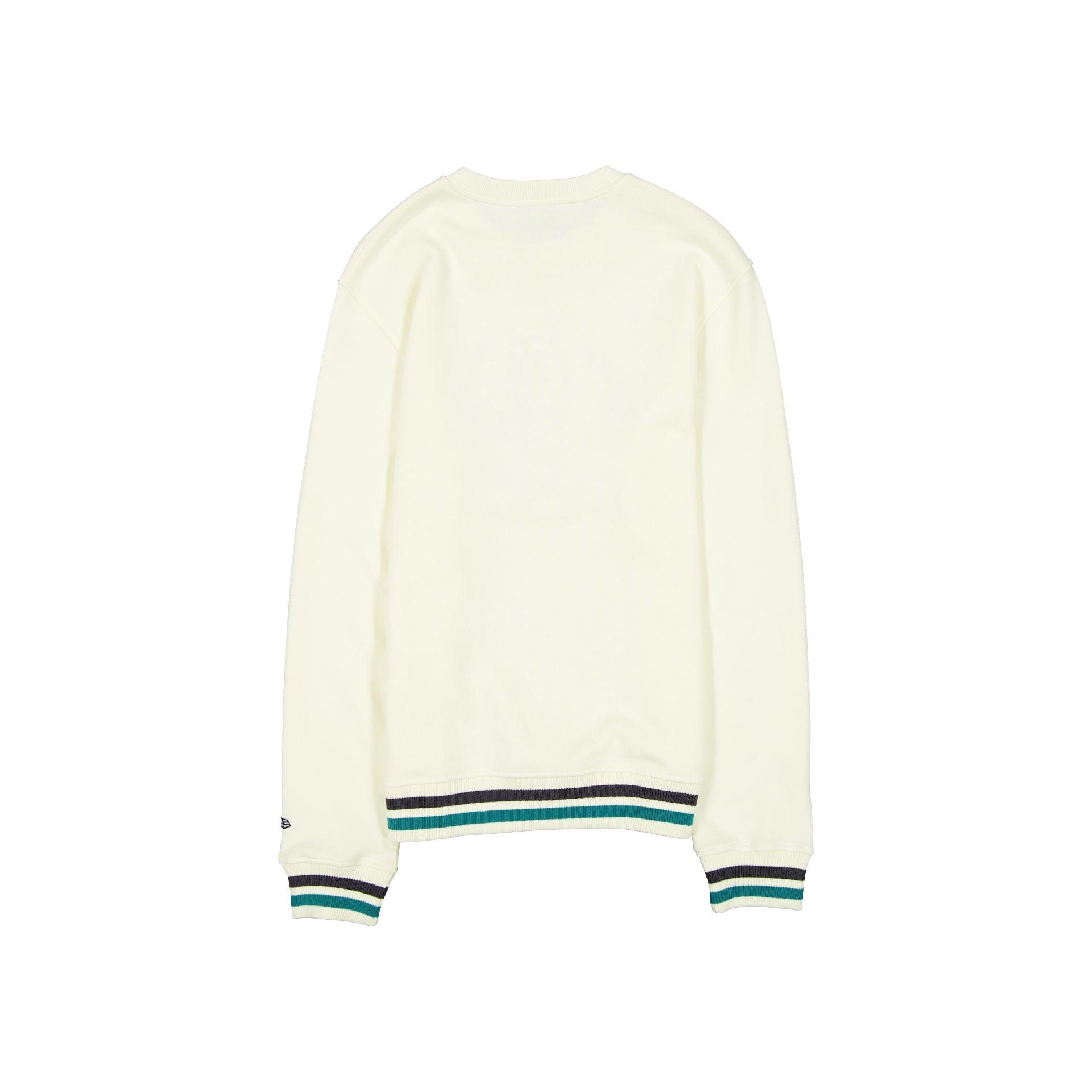 Los Angeles Dodgers Throwback Chrome White Crewneck Male Product Image