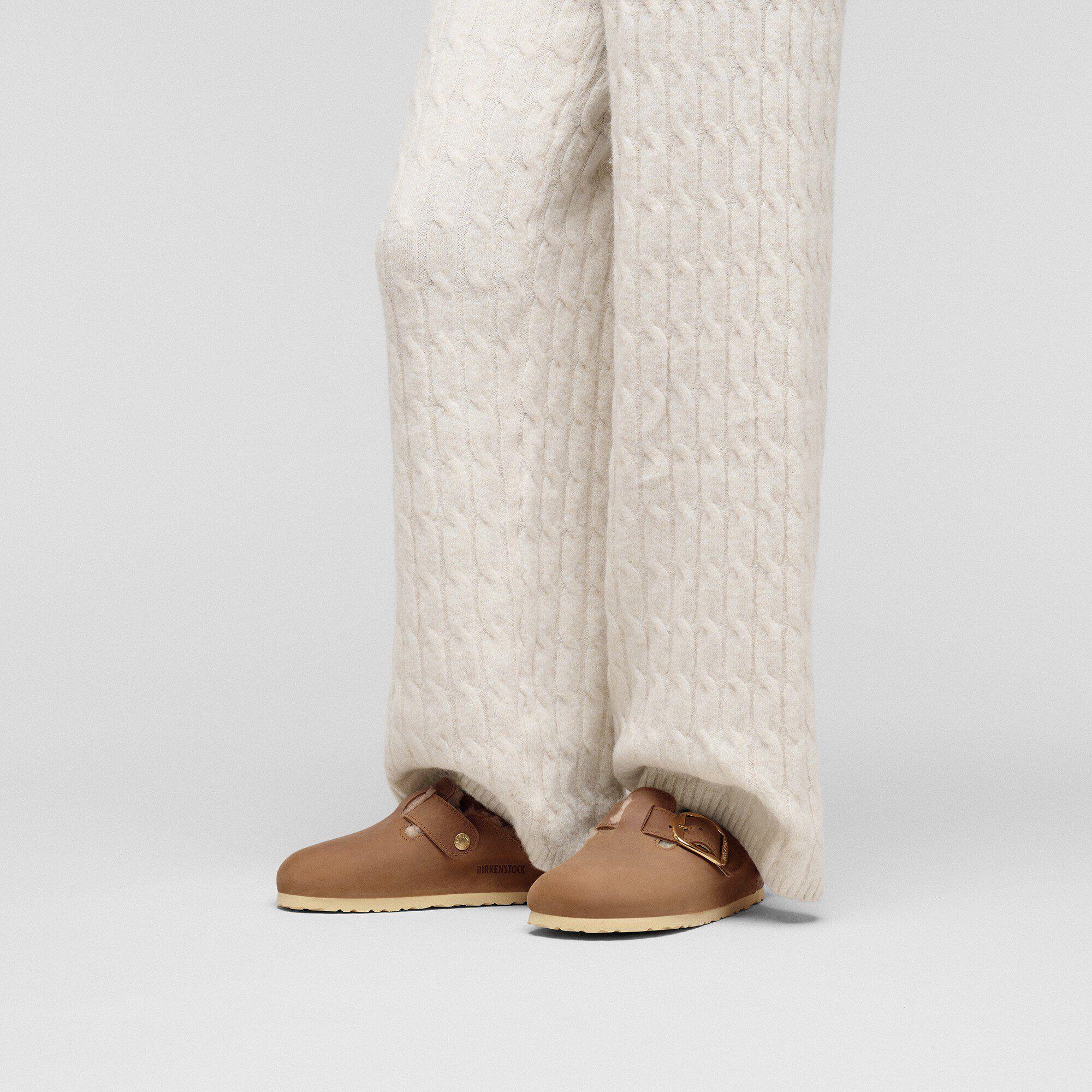 Boston Big Buckle Shearling Natural Leather Oiled Product Image