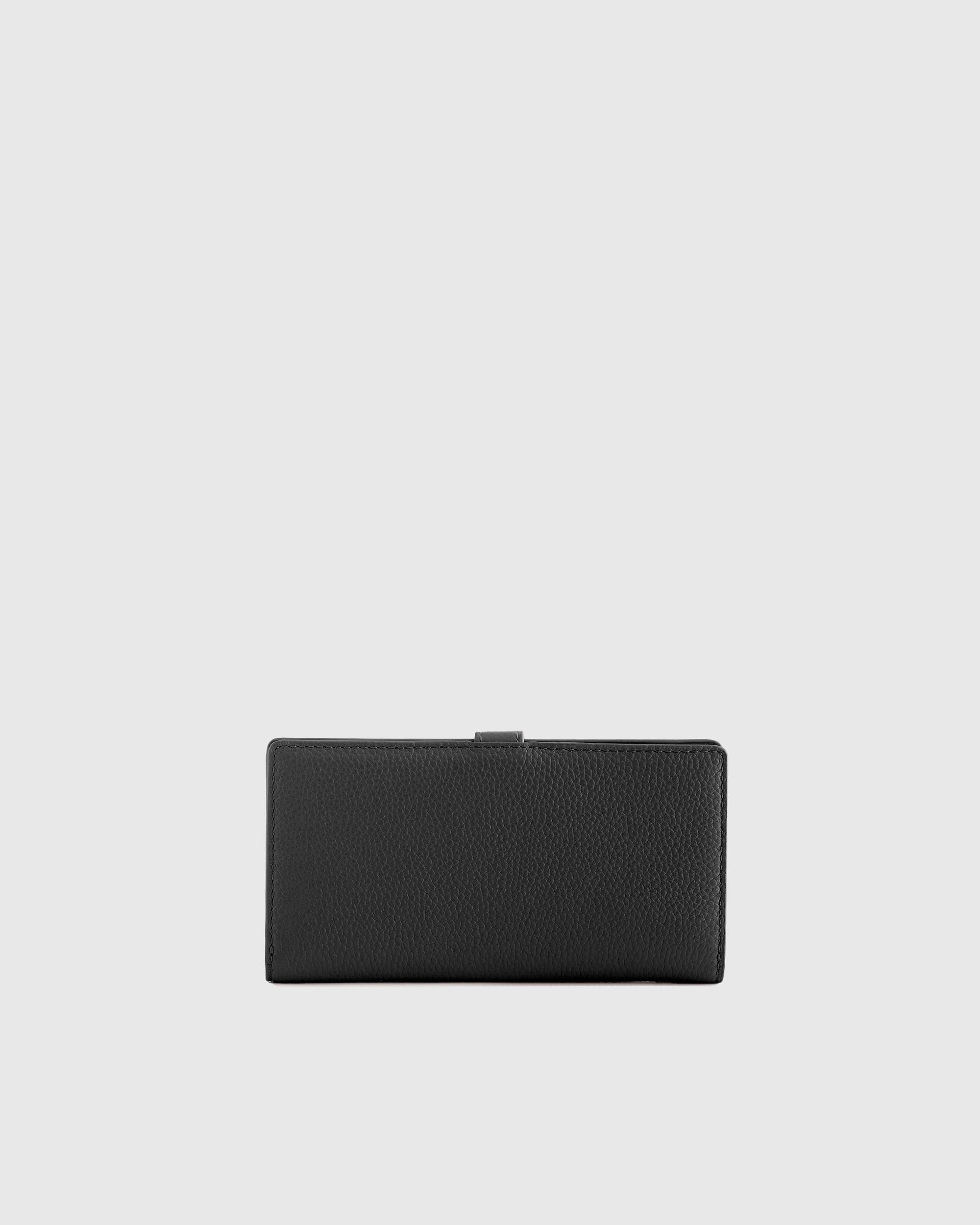 Quince | Women's Italian Pebbled Leather Bifold 2-in-1 Wallet Italian Leather Product Image