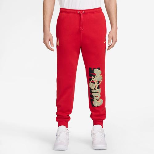 Nike Mens Nike JA Club BB Jogger Pants - Mens Black/Silver Product Image