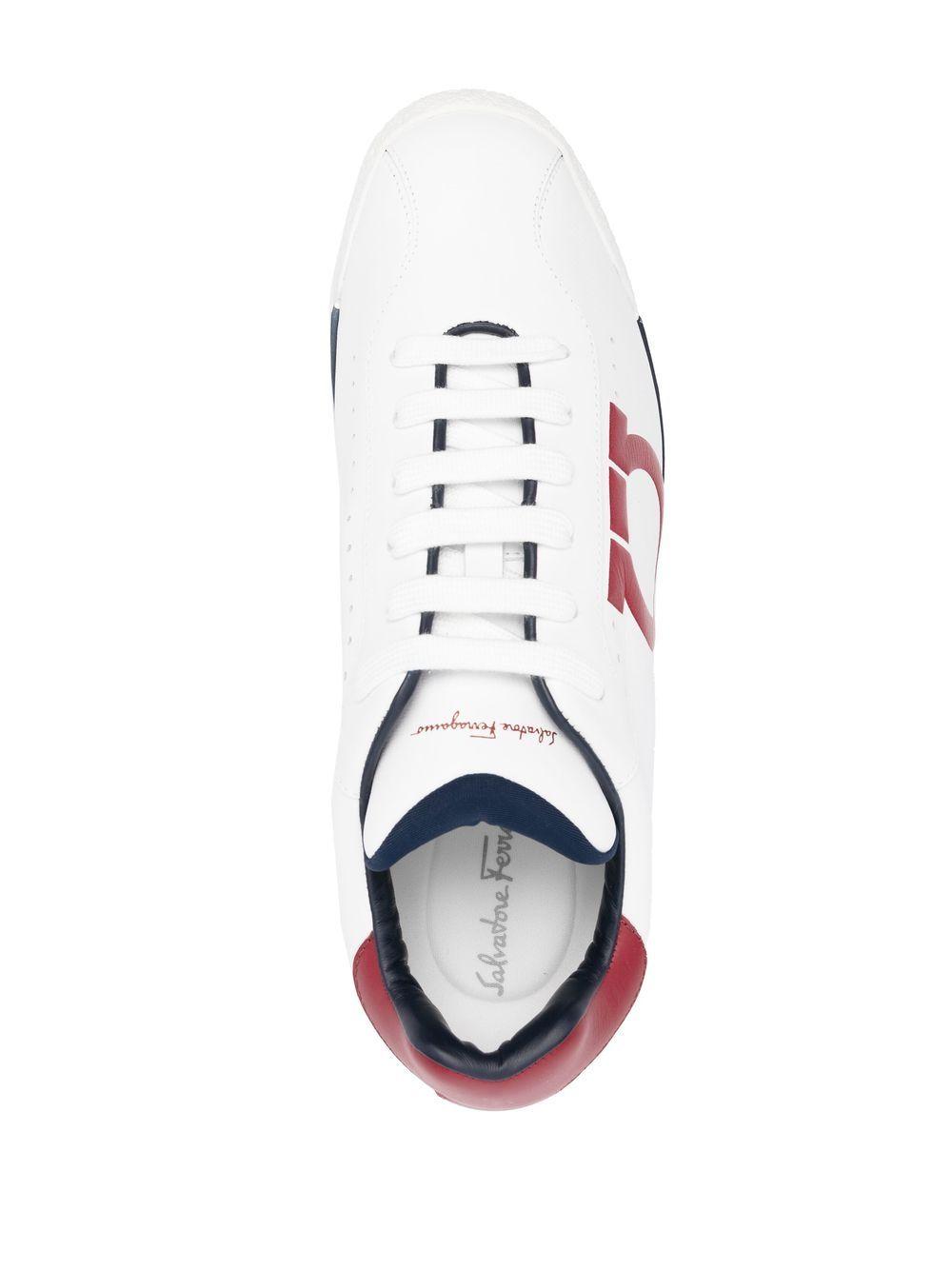 embossed-logo low-top sneakers Product Image