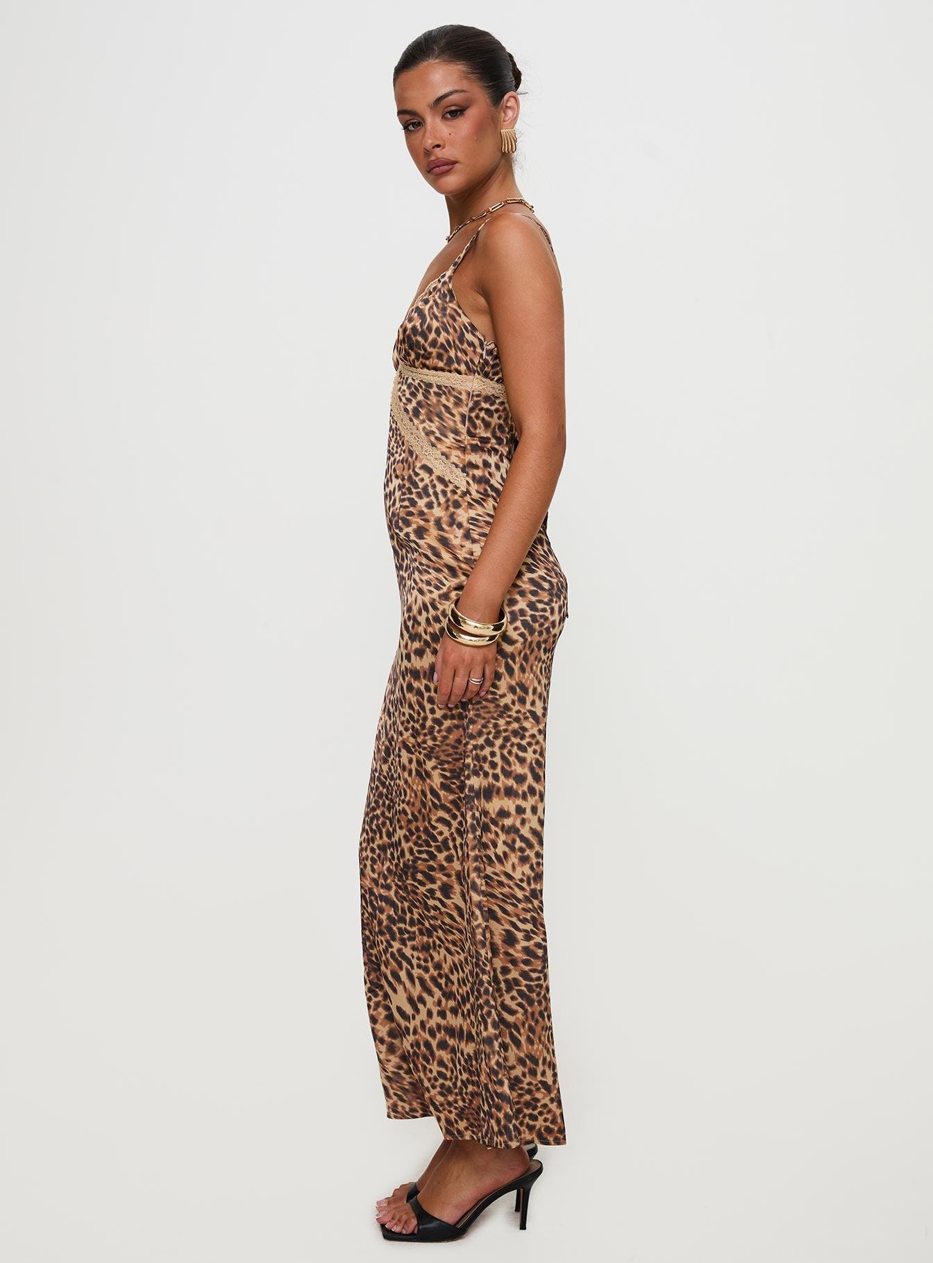 Sanctuary Maxi Dress Leopard Product Image
