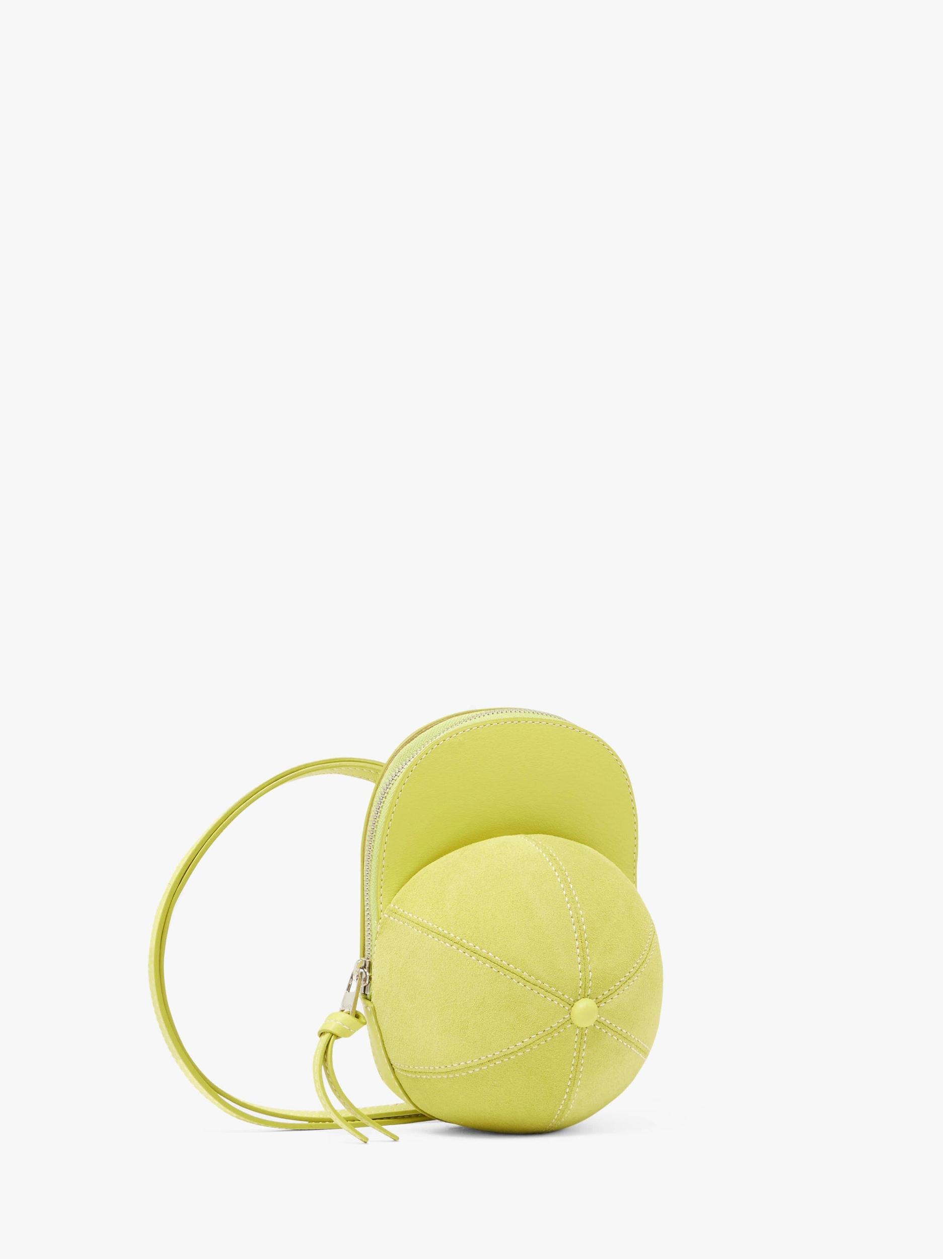 MEDIUM CAP BAG - SUEDE CROSSBODY BAG Product Image