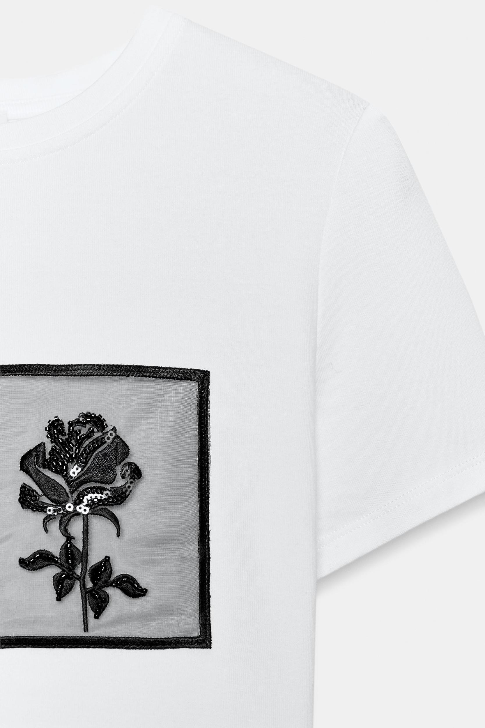 FLORAL POCKET T-SHIRT Product Image