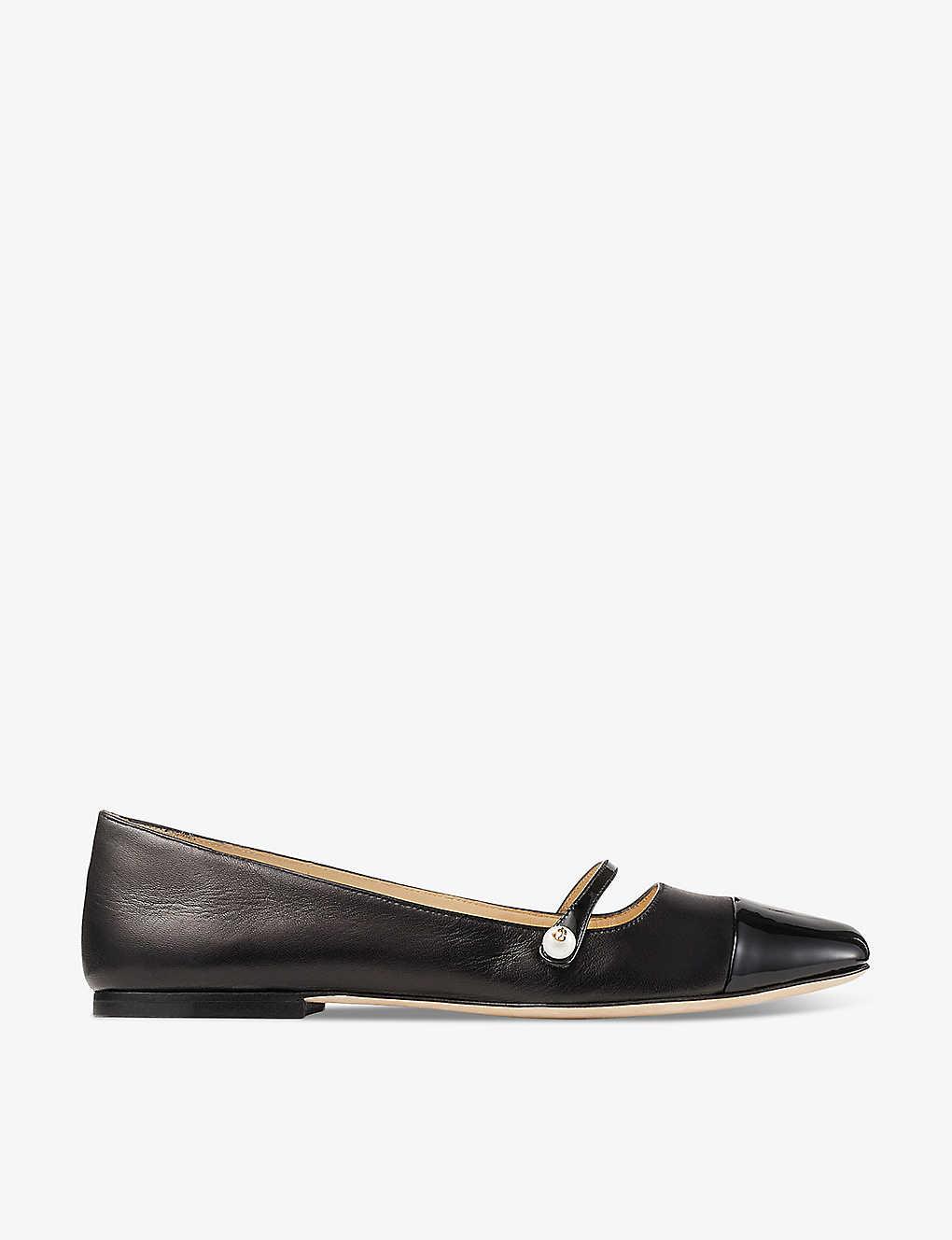 JIMMY CHOO Elisa Ballet Flats In Black Product Image