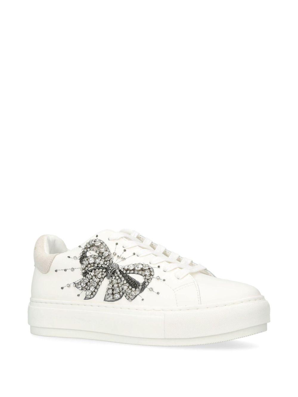 Laney Bow crystal-embellished sneakers Product Image