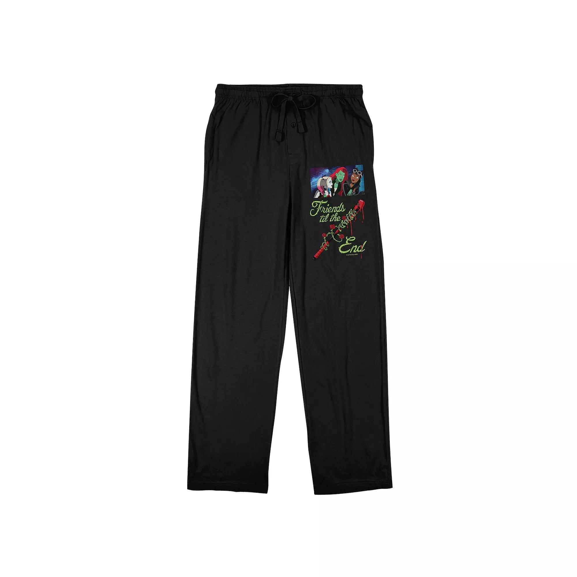 Men's Harley Quinn Friends Pajama Pants,  Product Image