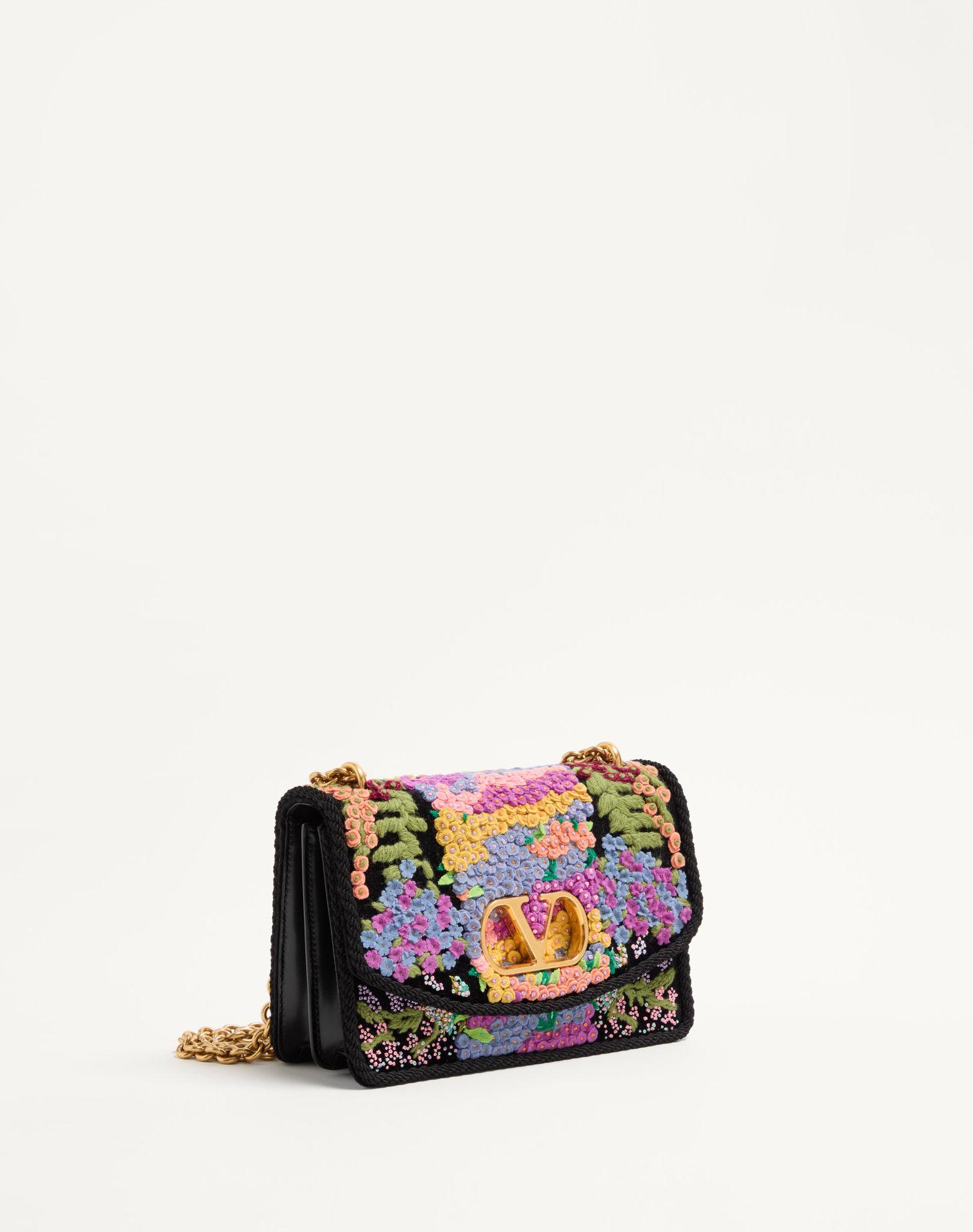 Valentino Garavani Vain Embroidered Shoulder Bag Product Image