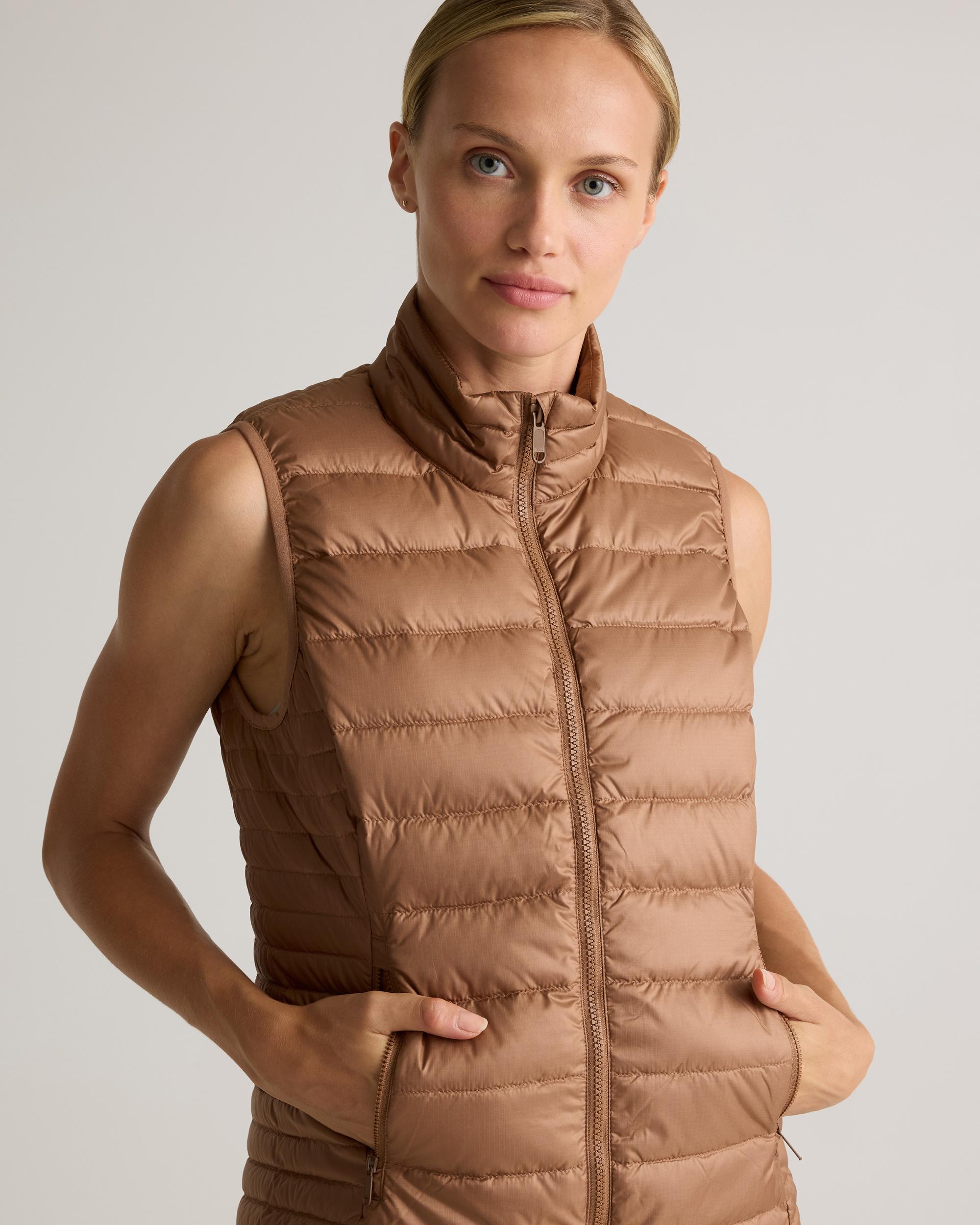 Quince | Women's Lightweight Down Packable Puffer Vest Size XL, Recycled Polyester Product Image