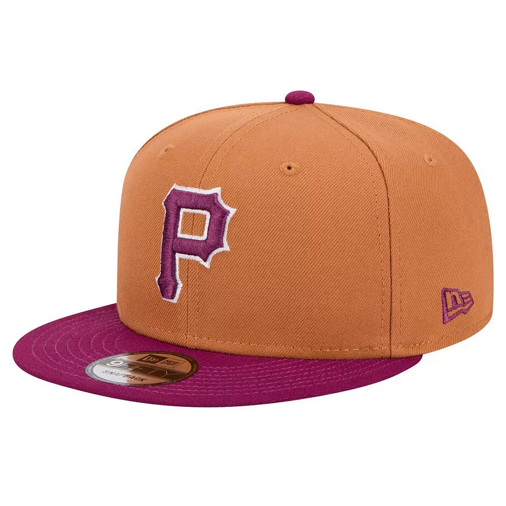 Men's New Era Brown Pittsburgh Pirates Color Pack Two Tone 9FIFTY Snapback Hat Product Image